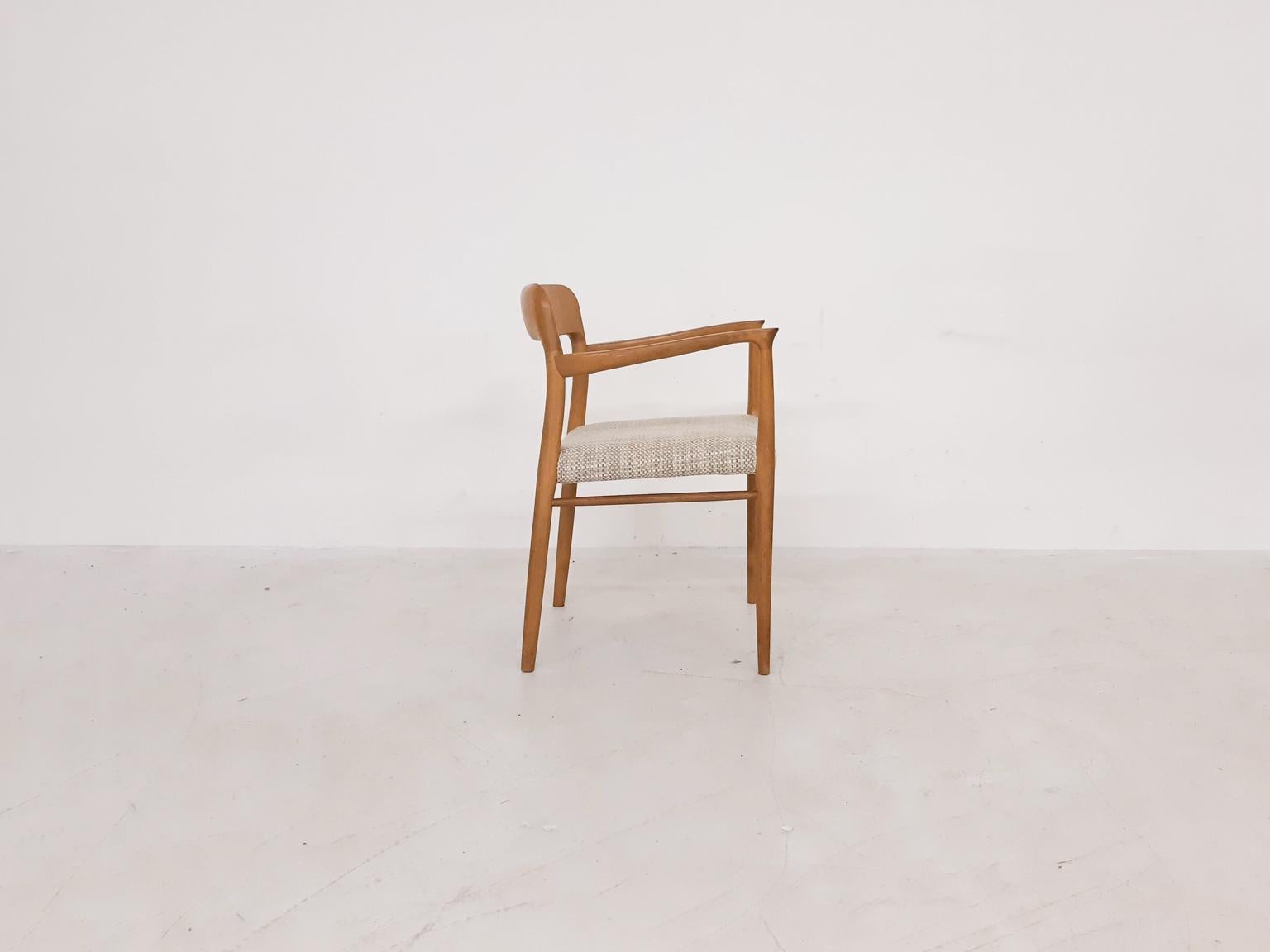 Niels Otto Møller Oak Armchair or Dining Chair, Model 56, Denmark, 1959 In Good Condition In Amsterdam, NL