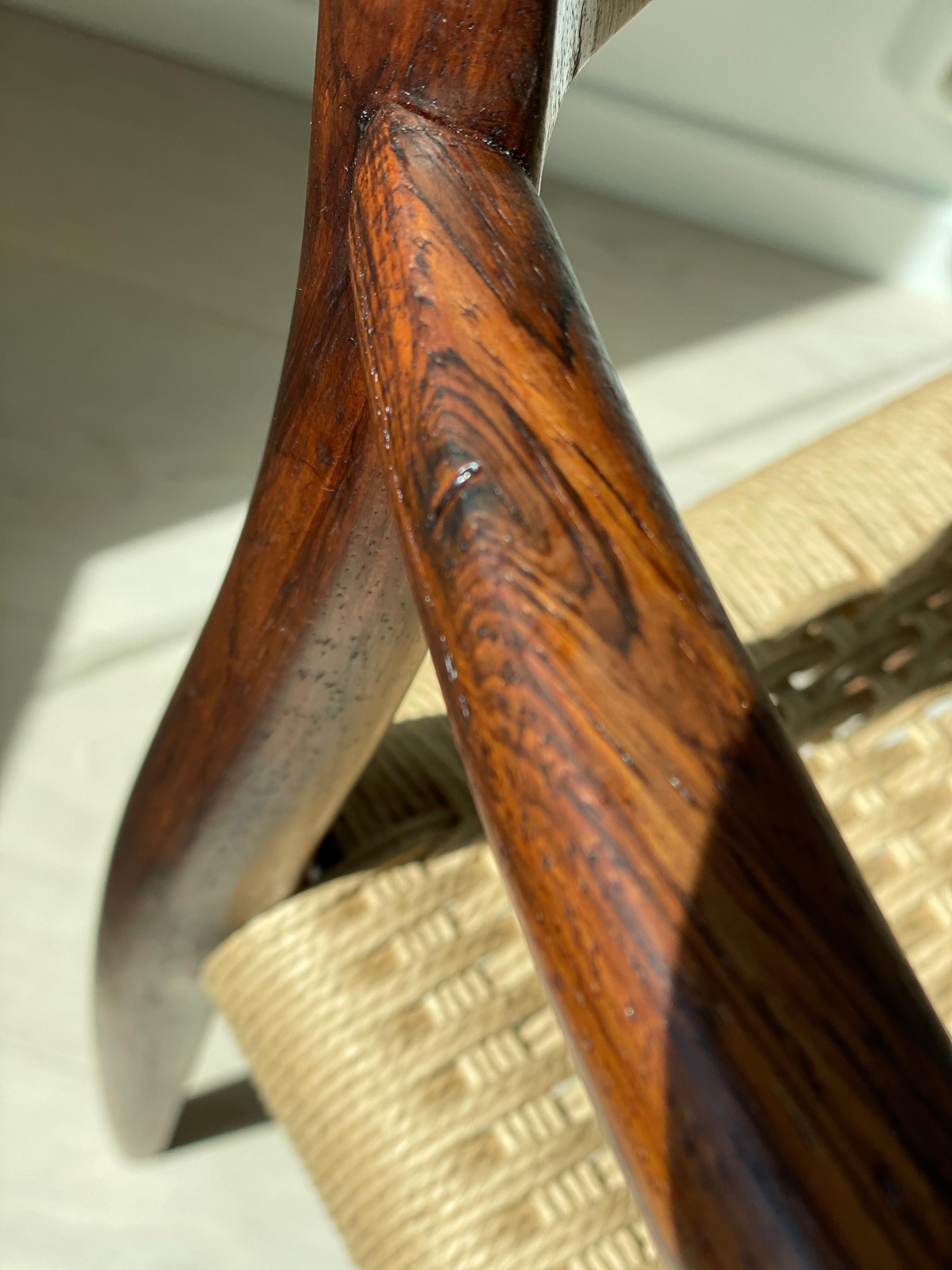 Niels Otto Møller Rosewood Armchair, Modell 62 Denmark 1960 s For Sale 3