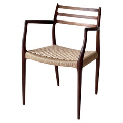 Niels Otto Møller Rosewood Armchair, Modell 62 Denmark 1960 s
