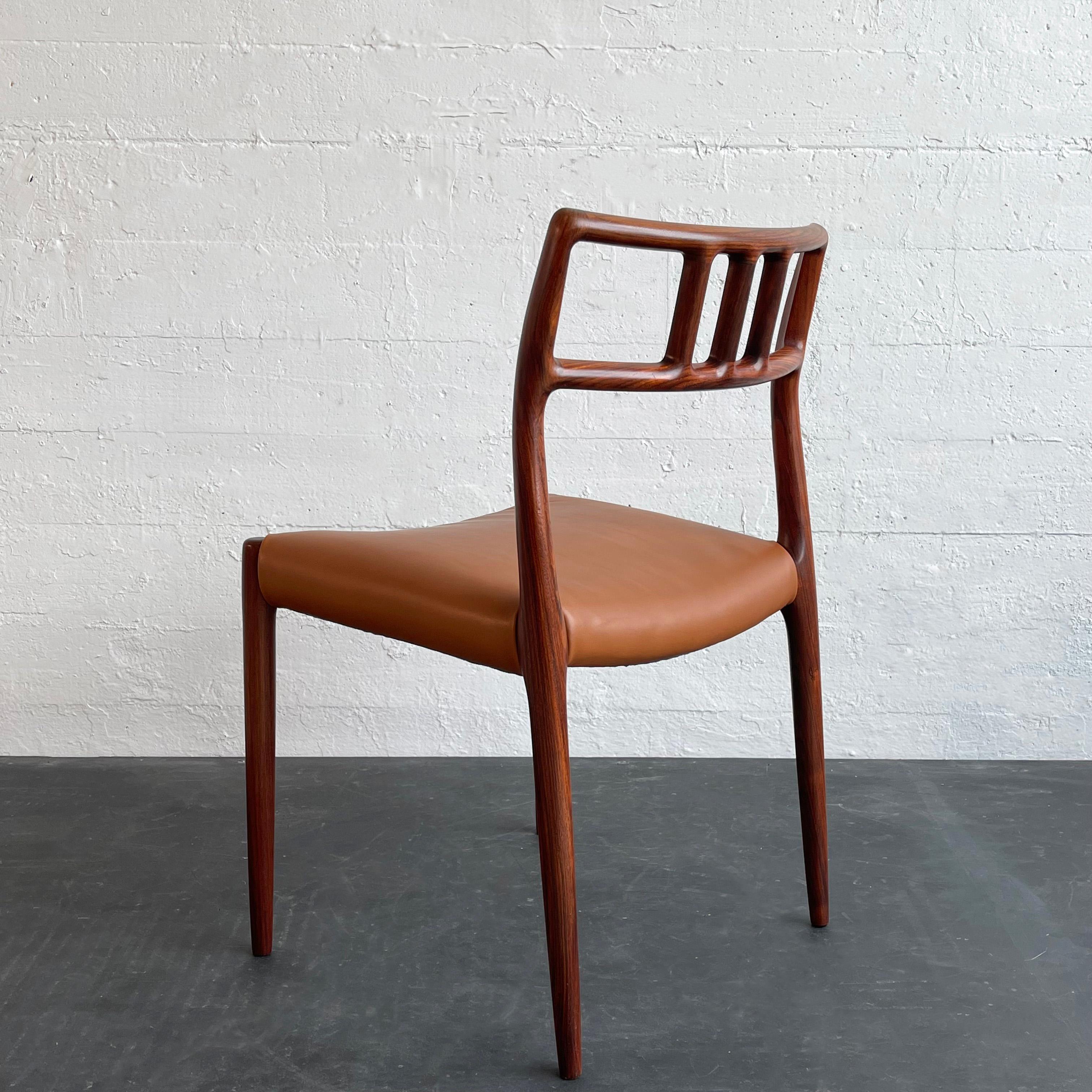 Niels Otto Møller Rosenholzstuhl Modell 79 für J.L. Møllers Møbelfabrik (20. Jahrhundert) im Angebot