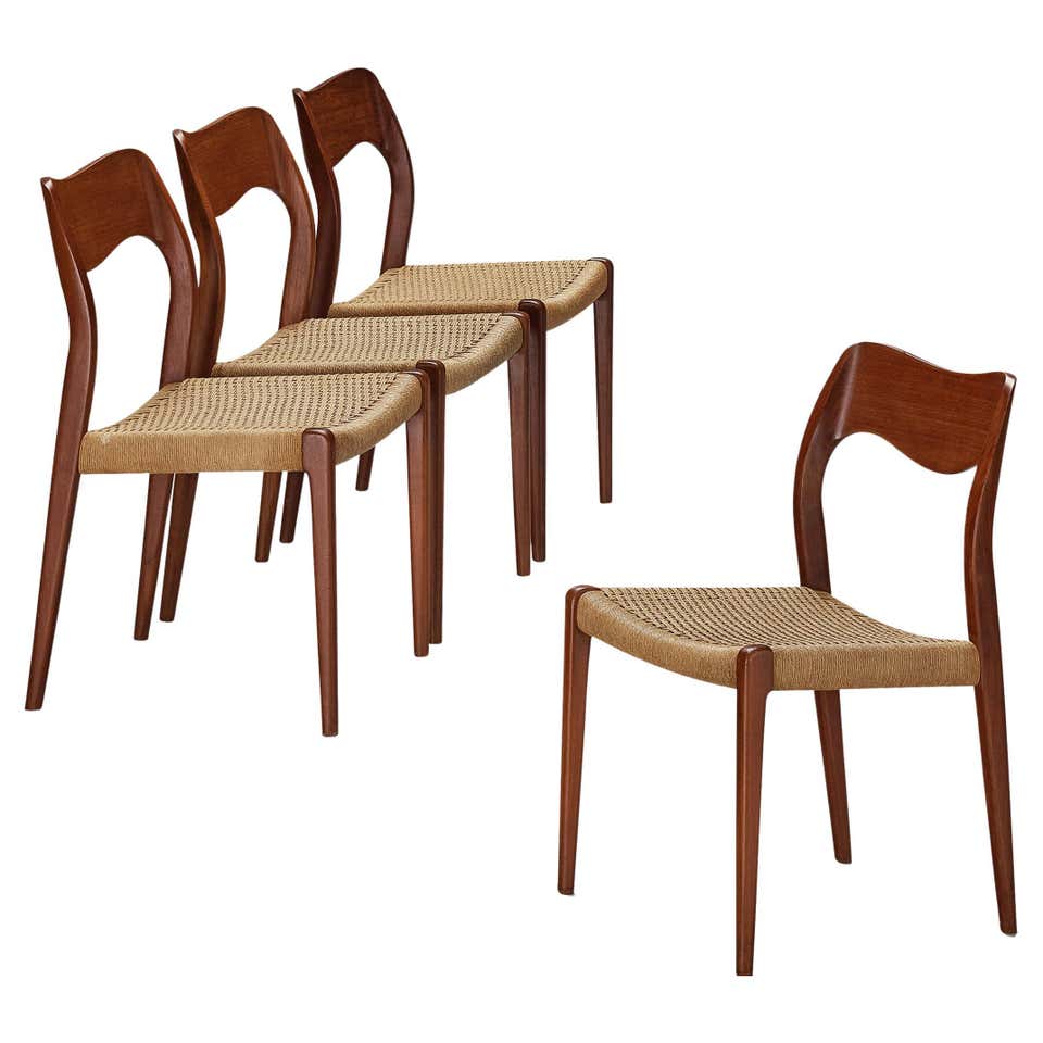 Teak Dining Room Chairs - 1,415 For Sale at 1stDibs | danish teak ...