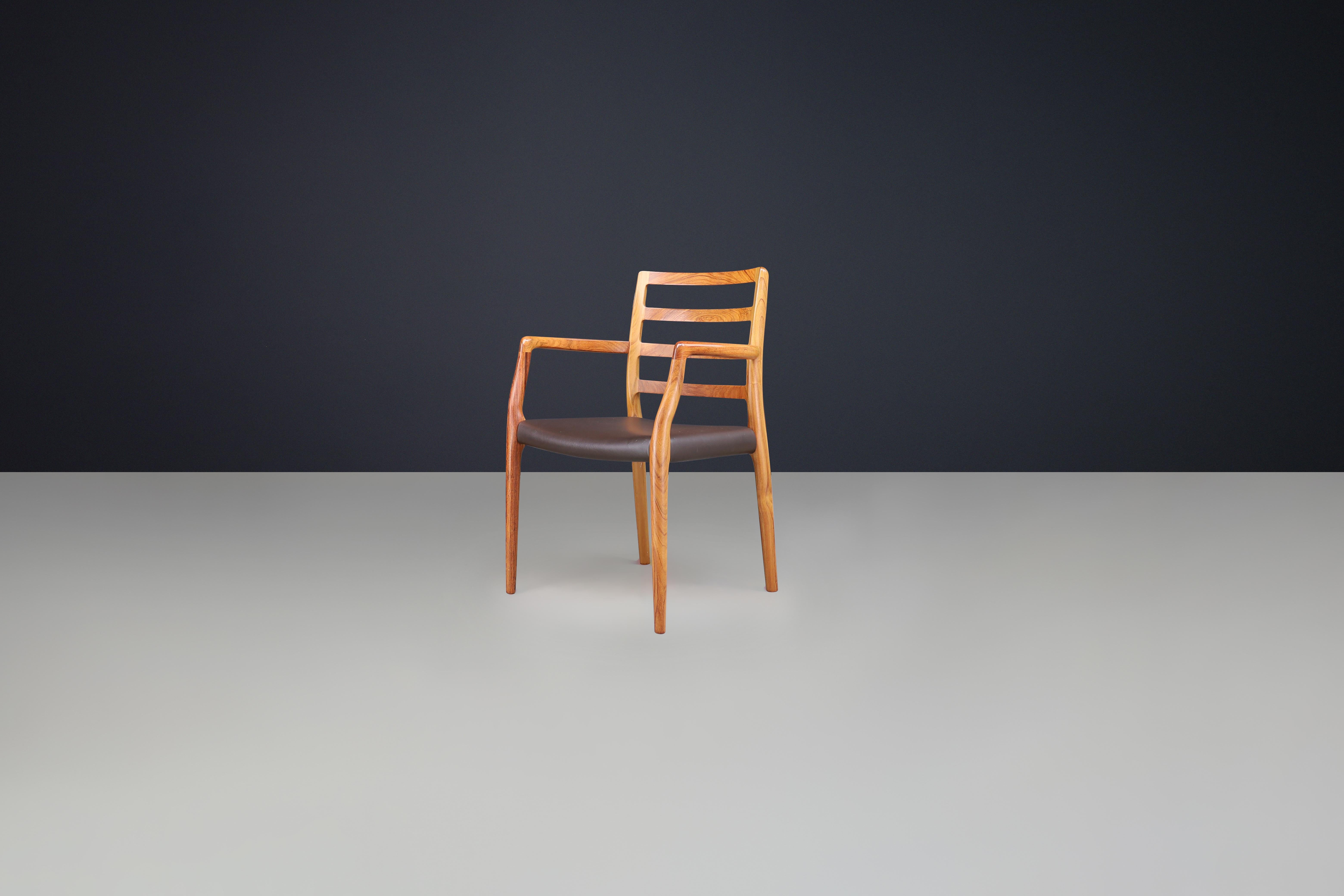 Niels Otto Møller Sechs Stühle für das Esszimmer, Modell 85 von J.L. Møller Mobelfabrik im Angebot 4