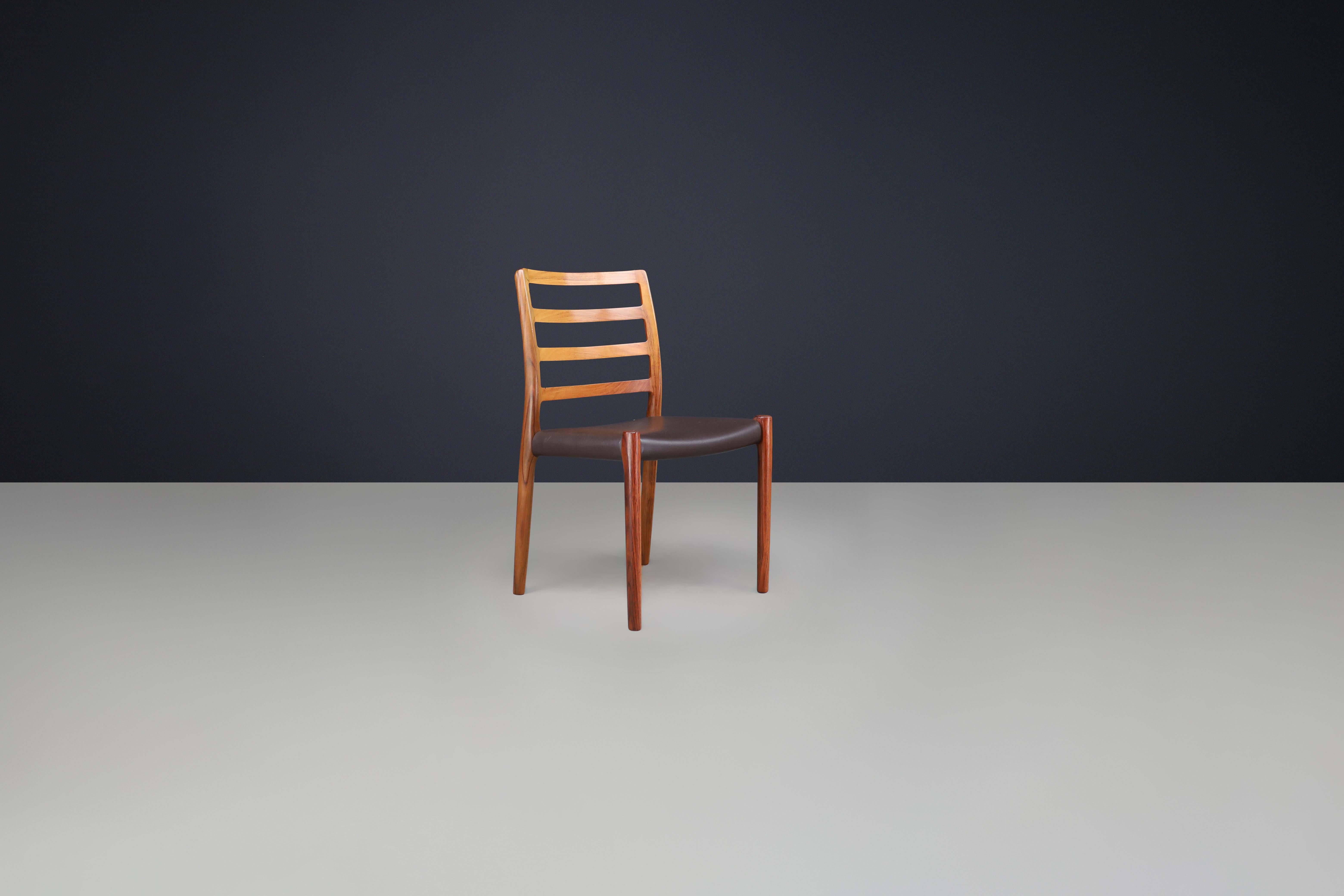 Niels Otto Møller Sechs Stühle für das Esszimmer, Modell 85 von J.L. Møller Mobelfabrik im Angebot 5