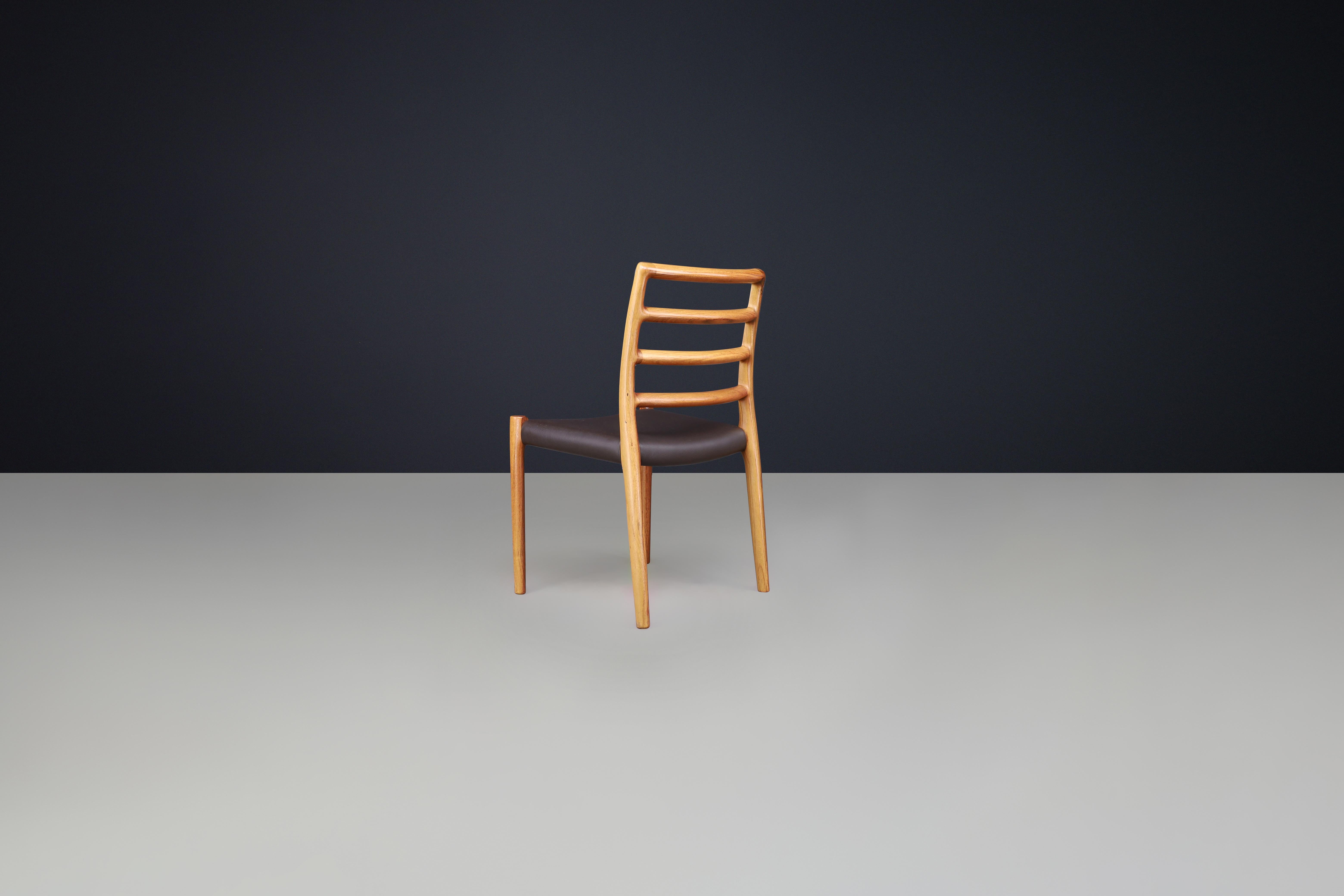Niels Otto Møller Sechs Stühle für das Esszimmer, Modell 85 von J.L. Møller Mobelfabrik im Angebot 7