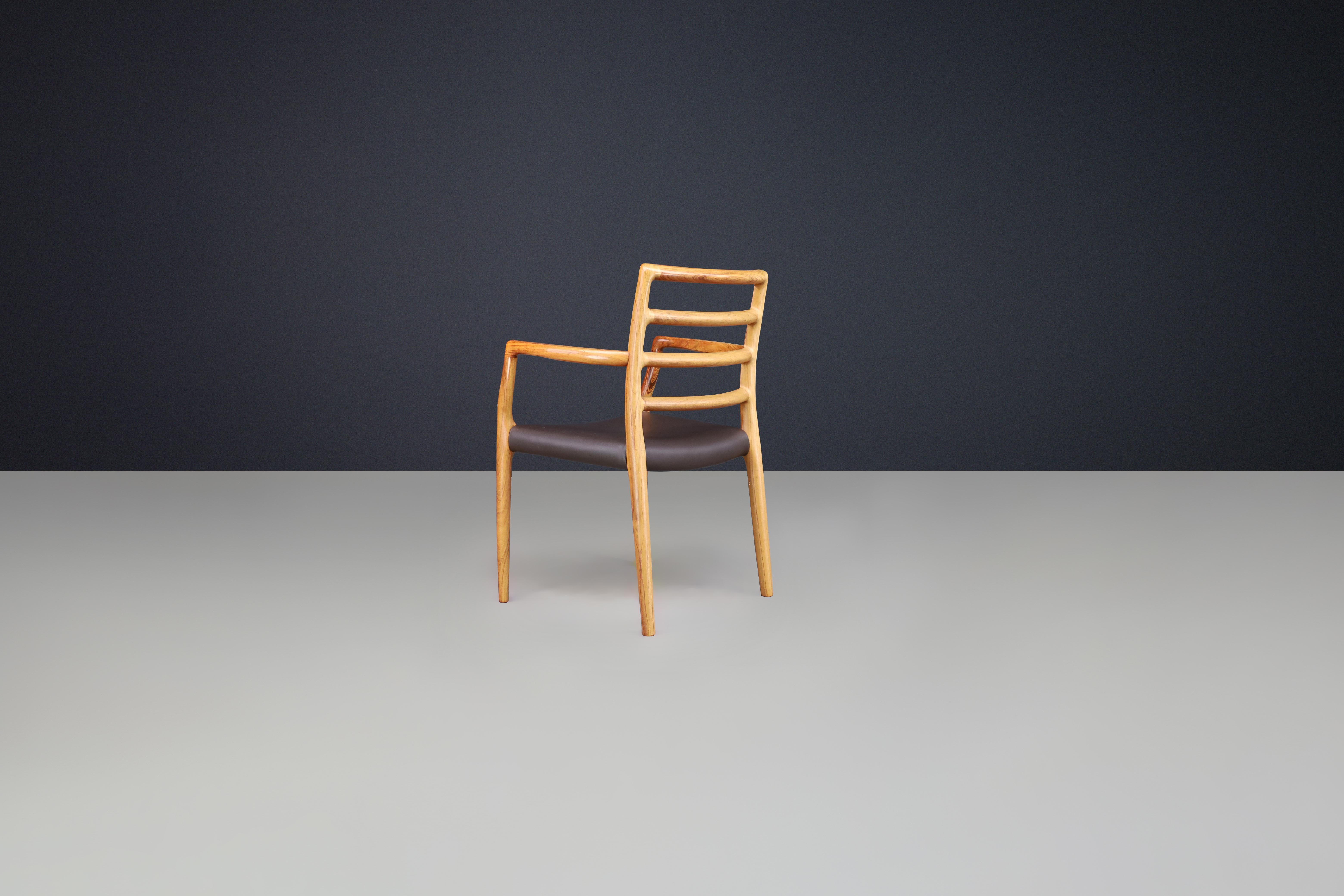 Niels Otto Møller Sechs Stühle für das Esszimmer, Modell 85 von J.L. Møller Mobelfabrik im Angebot 1