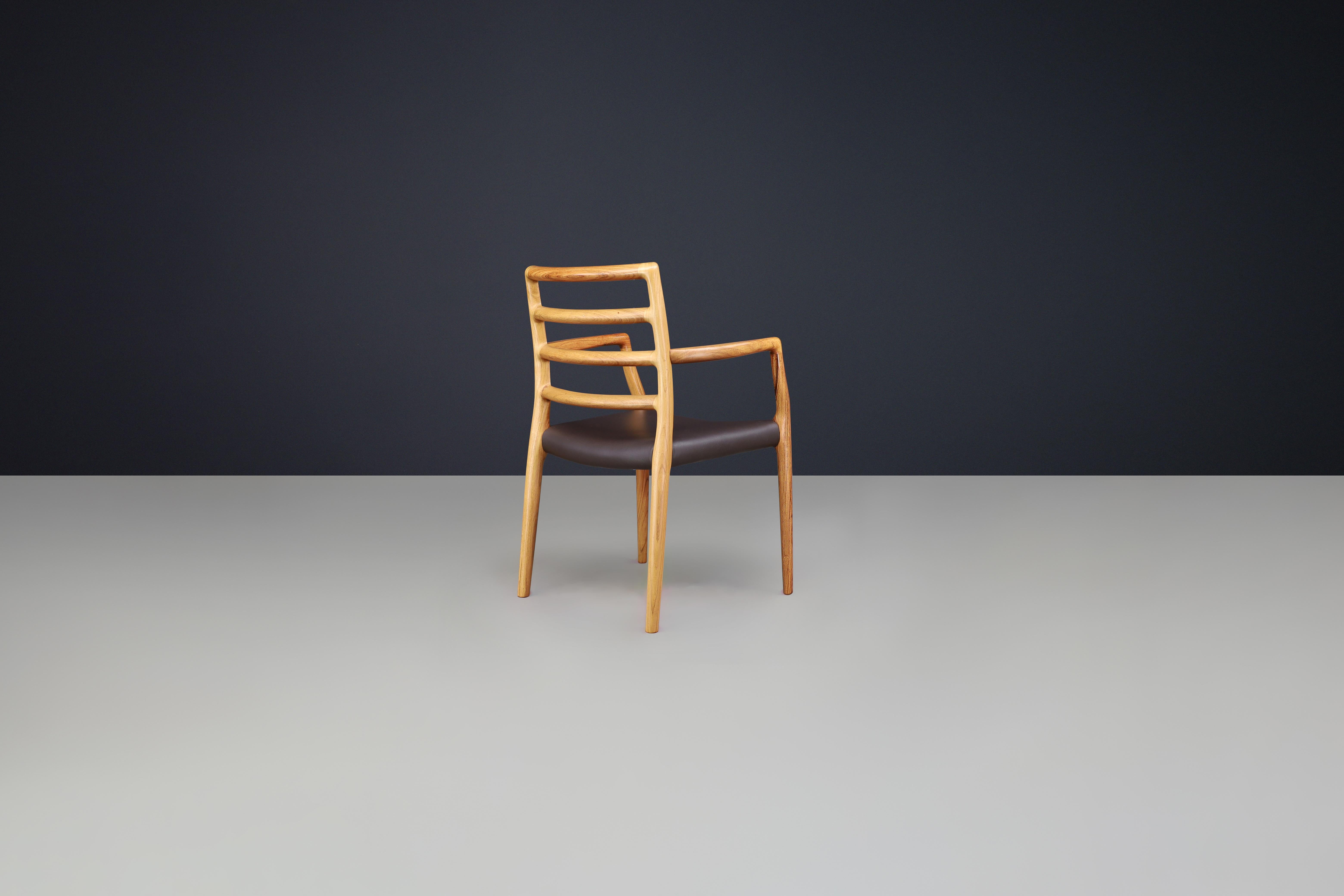 Niels Otto Møller Sechs Stühle für das Esszimmer, Modell 85 von J.L. Møller Mobelfabrik im Angebot 3
