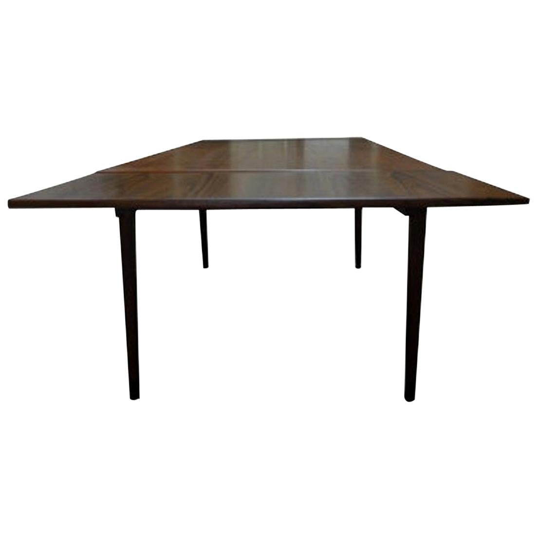 Niels Otto Møller Teak extending dining table by J L Mollers Mobelfabrik Denmark For Sale