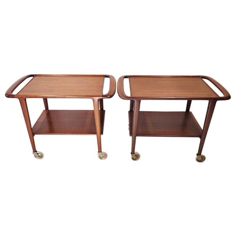 Niels Otto Mller Servierwagen aus Teakholz im Angebot