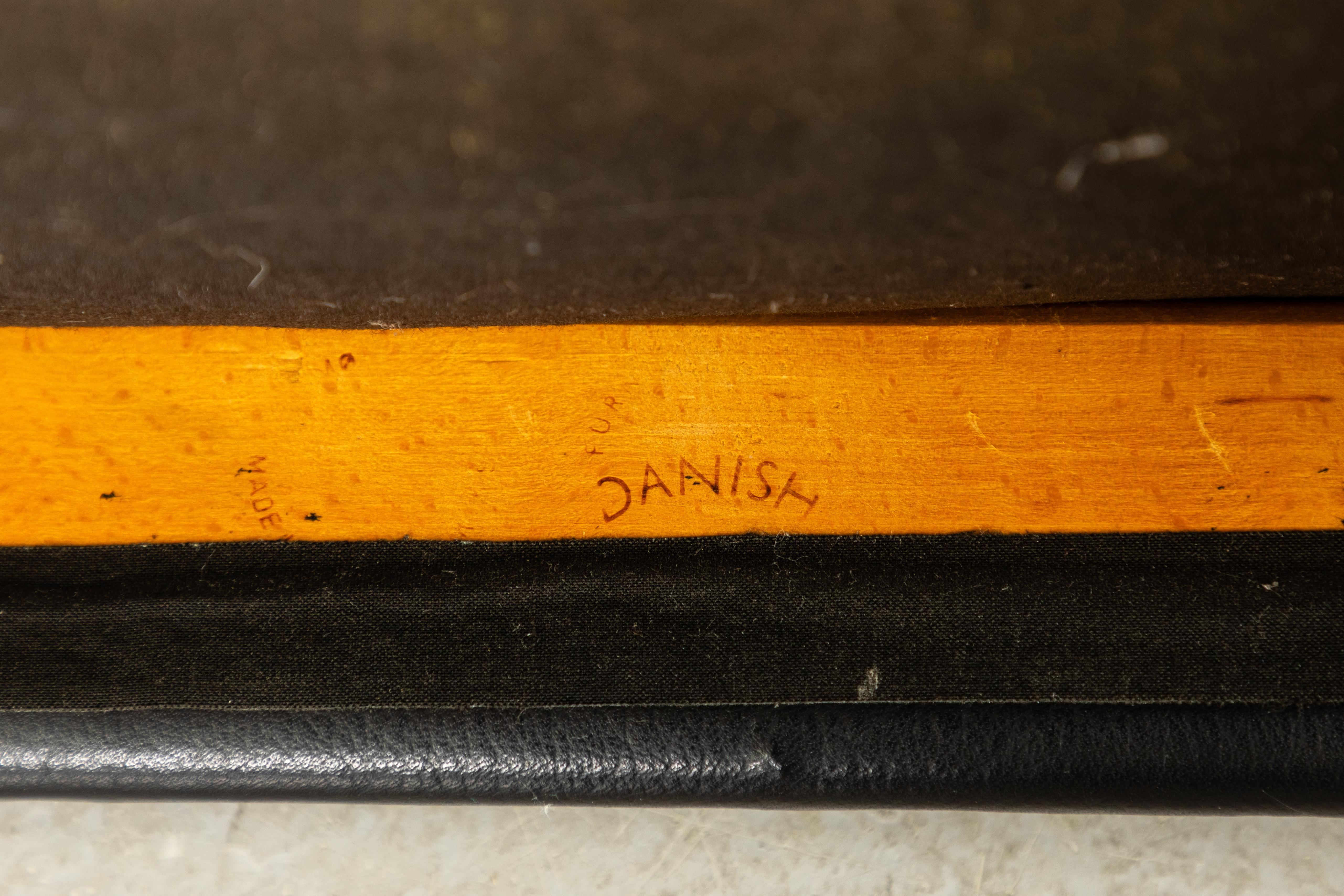 Niels Otto Moller 82 Model rosewood set of 6 stamped and numbered Denmark 1970 en vente 5