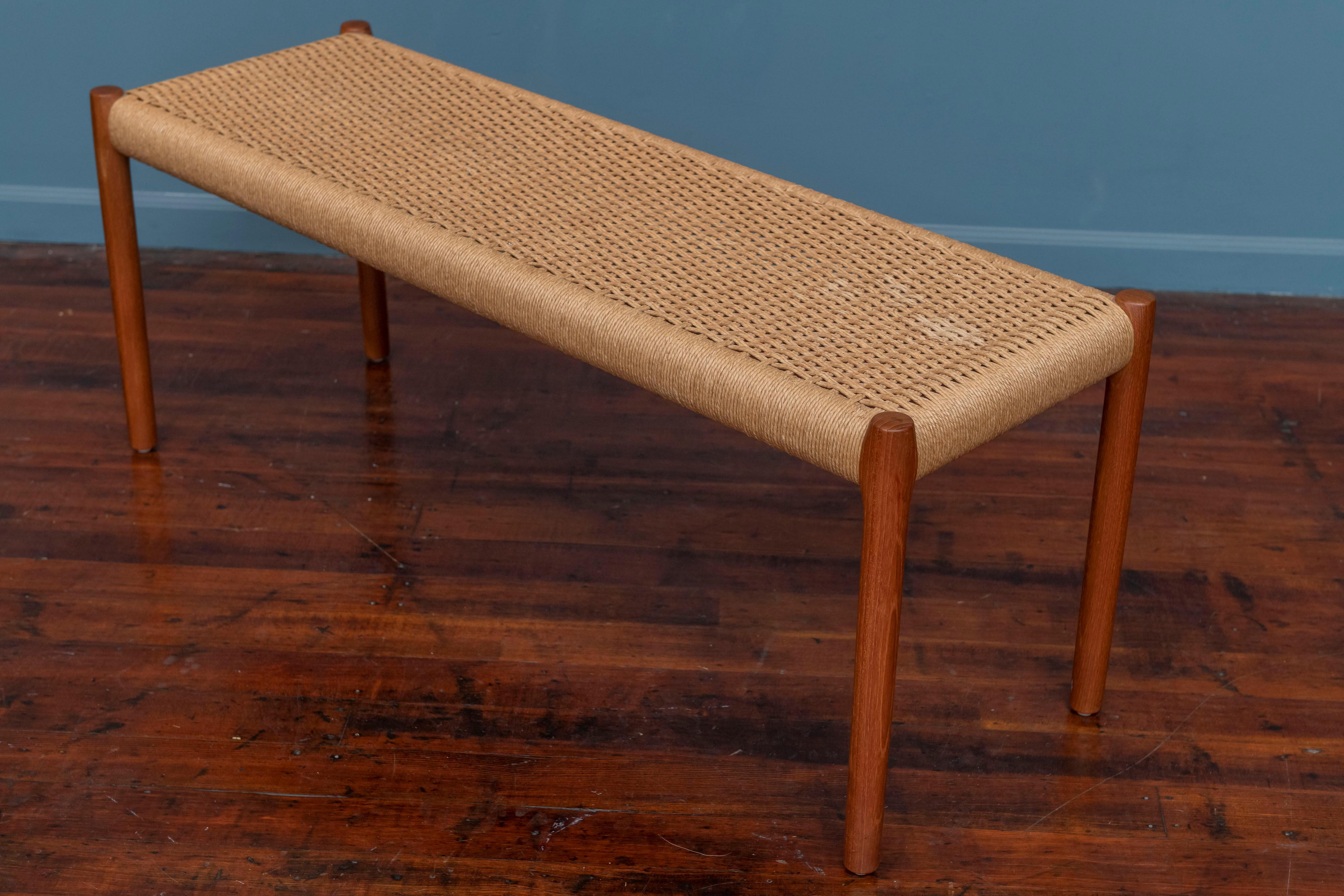 Late 20th Century Niels Otto Moller Bench Model 63A
