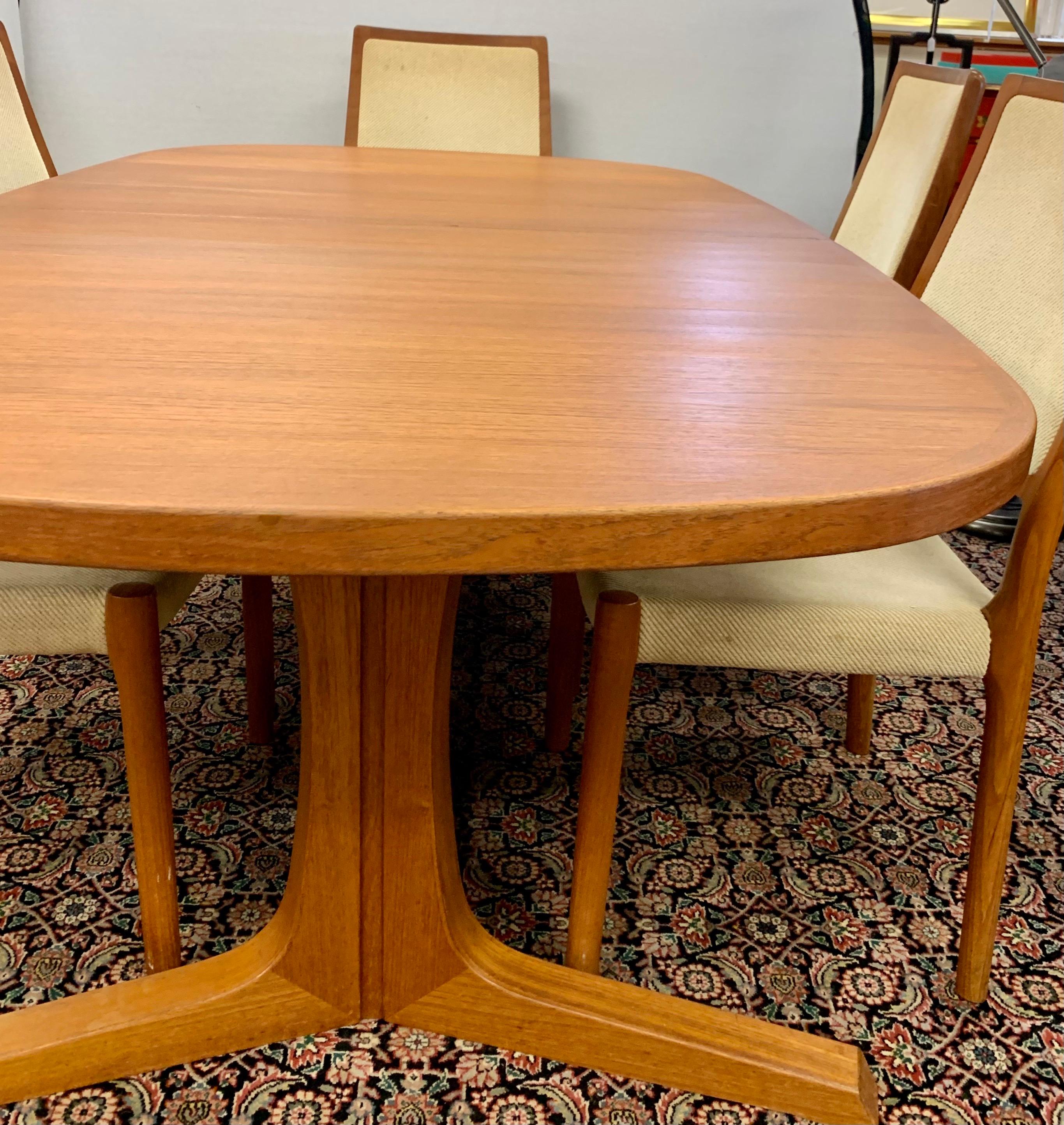 Niels Otto Moller for JL Moller Danish Modern Dining Room Set Table & 6 Chairs 3