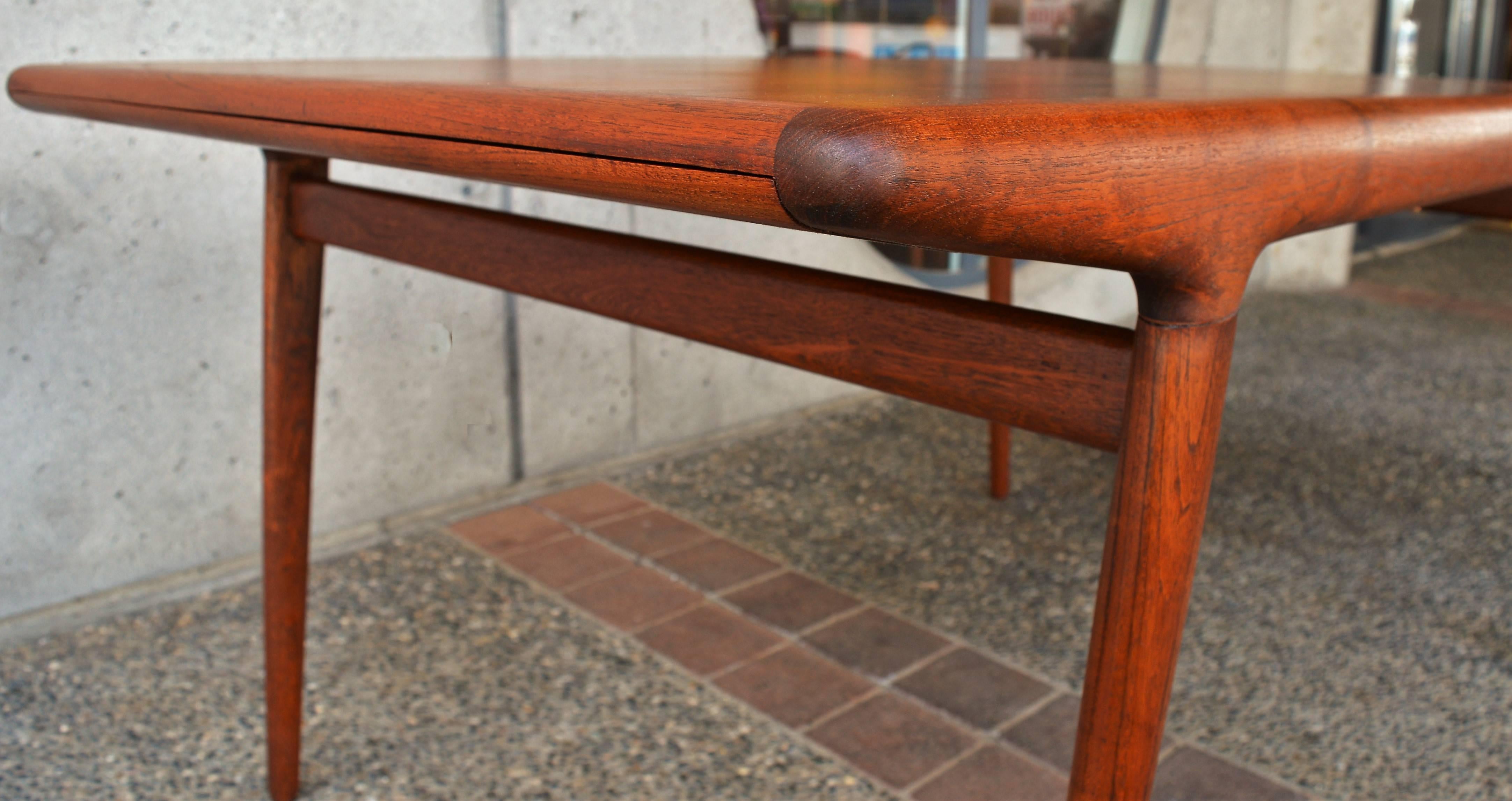 Niels Otto Moller for J.L. Moller Teak Dining Table with Extension Leaves, 1960s 1