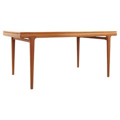 Niels Otto Moller Mid Century Teak Hidden Leaf Dining Table