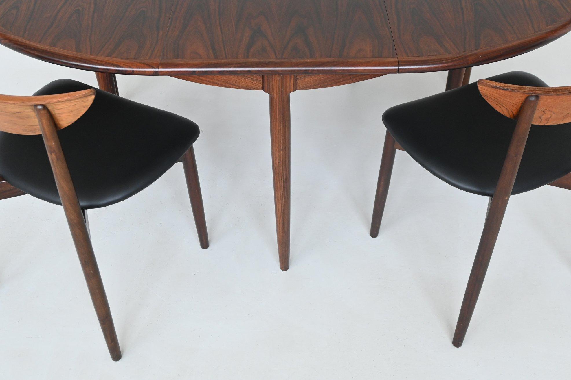 Table de salle à manger Model No No No 15 en bois de rose Danemark 1960 en vente 13