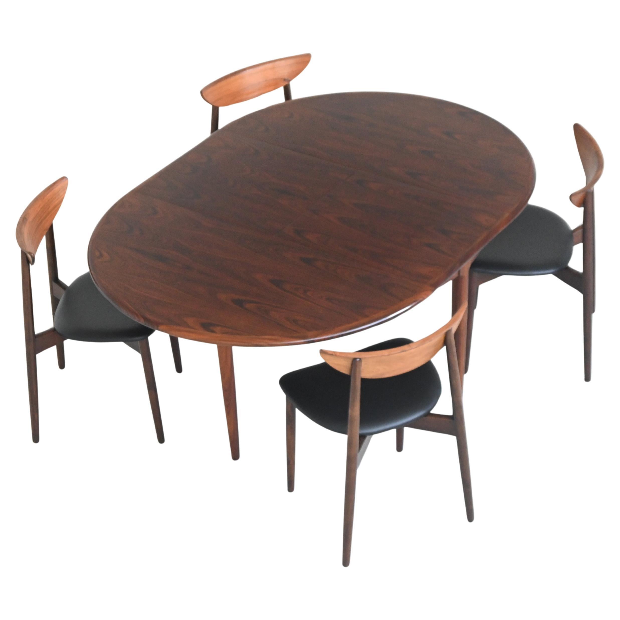Table de salle à manger Model No No No 15 en bois de rose Danemark 1960 en vente
