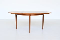 Niels Otto Moller model 15 extendable dining table in teak Denmark 1960