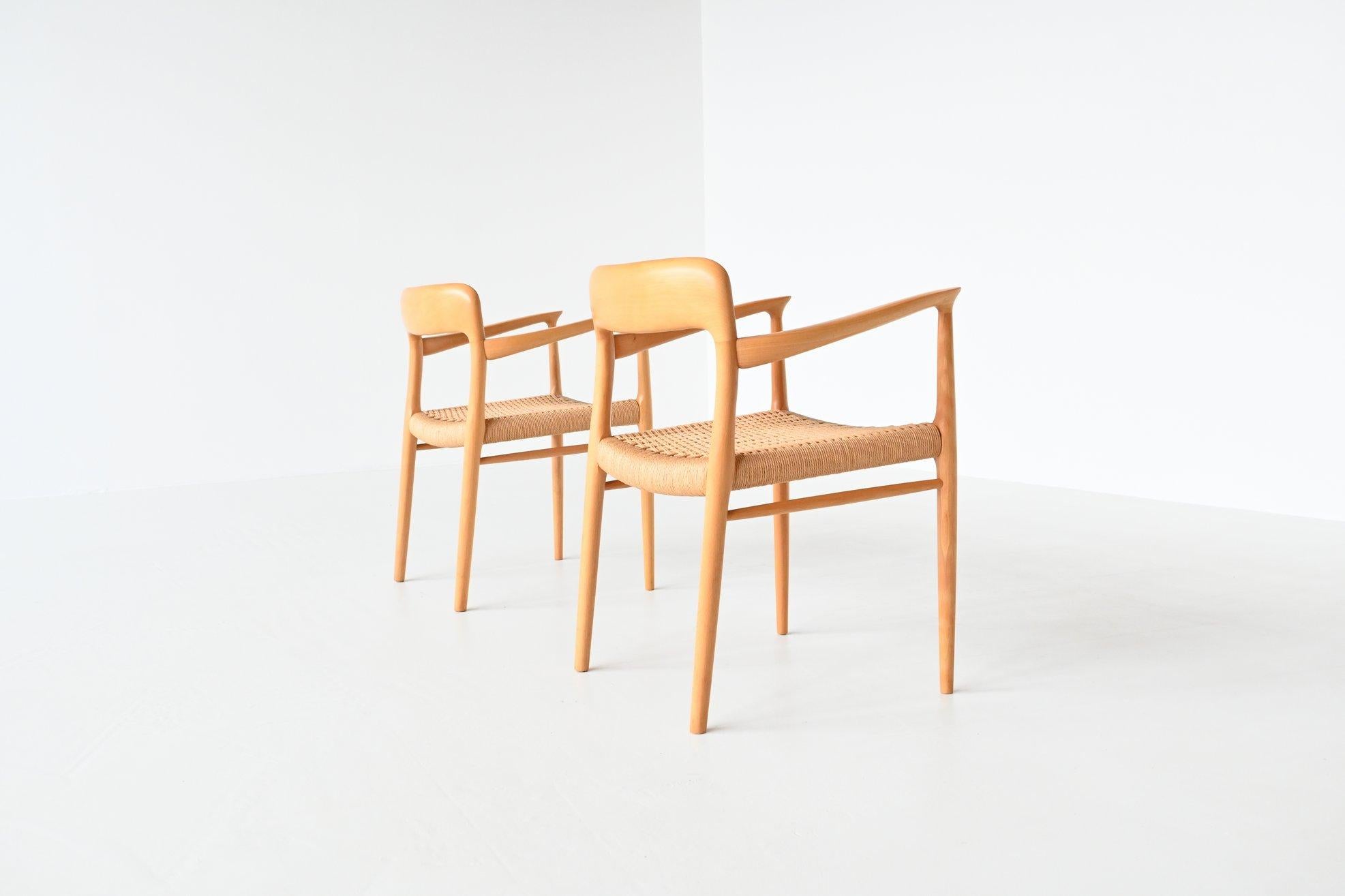 Danish Niels Otto Moller Model 56 Pair of Dining Chairs, Denmark, 1954