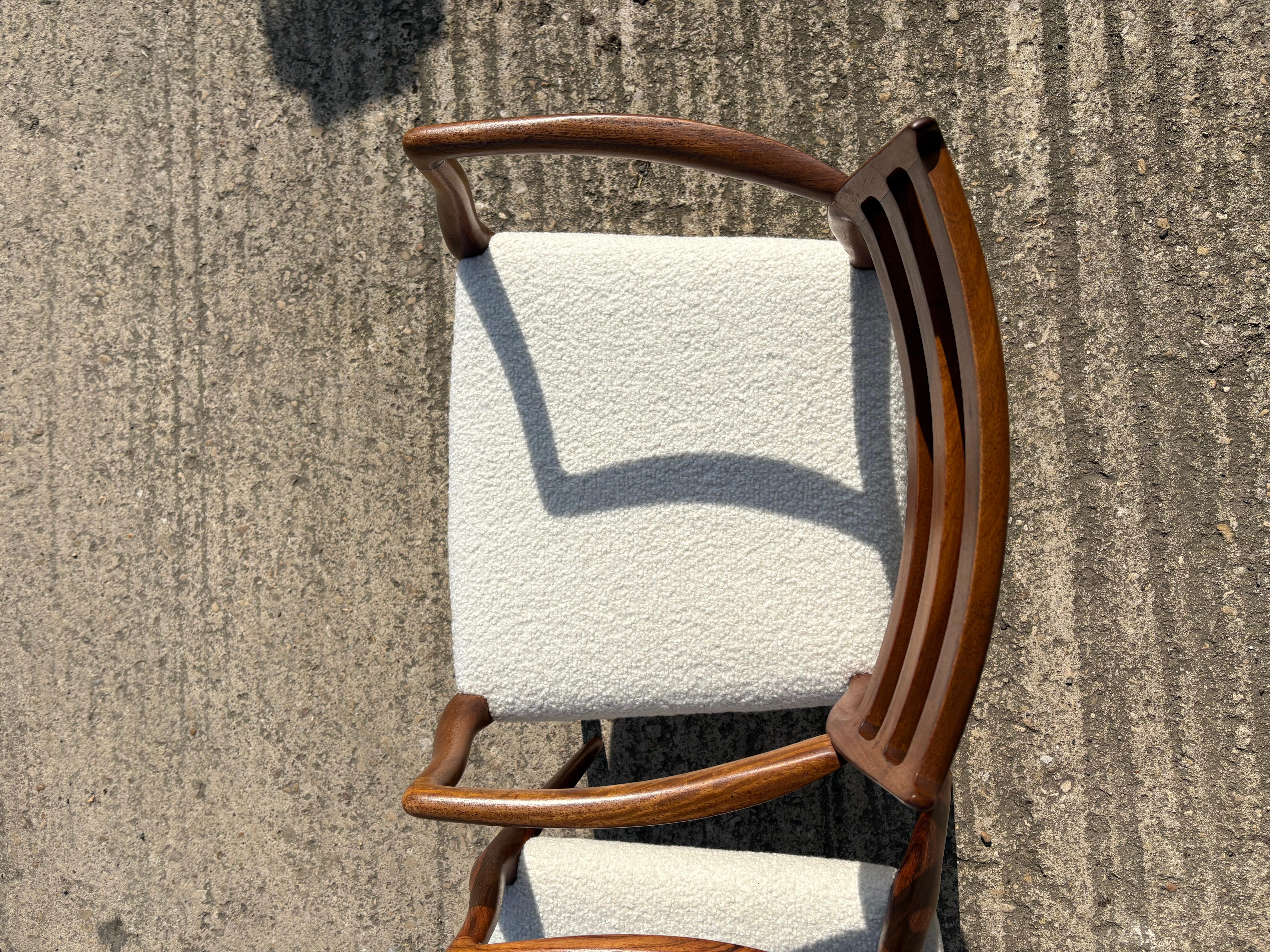 Niels Otto Moller Model 62 Dining Chairs with Arms For Sale 6