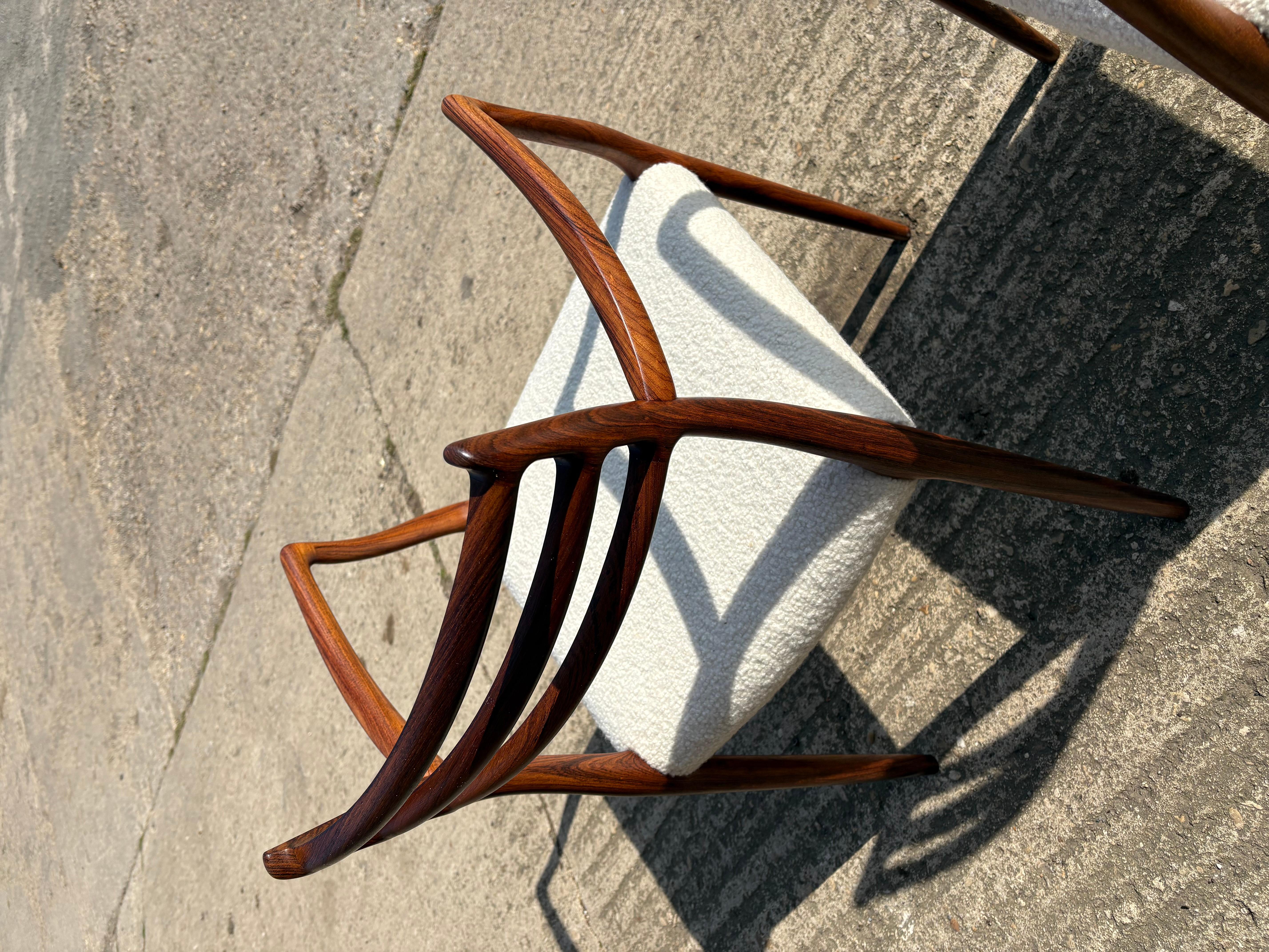 Niels Otto Moller Model 62 Dining Chairs with Arms For Sale 8