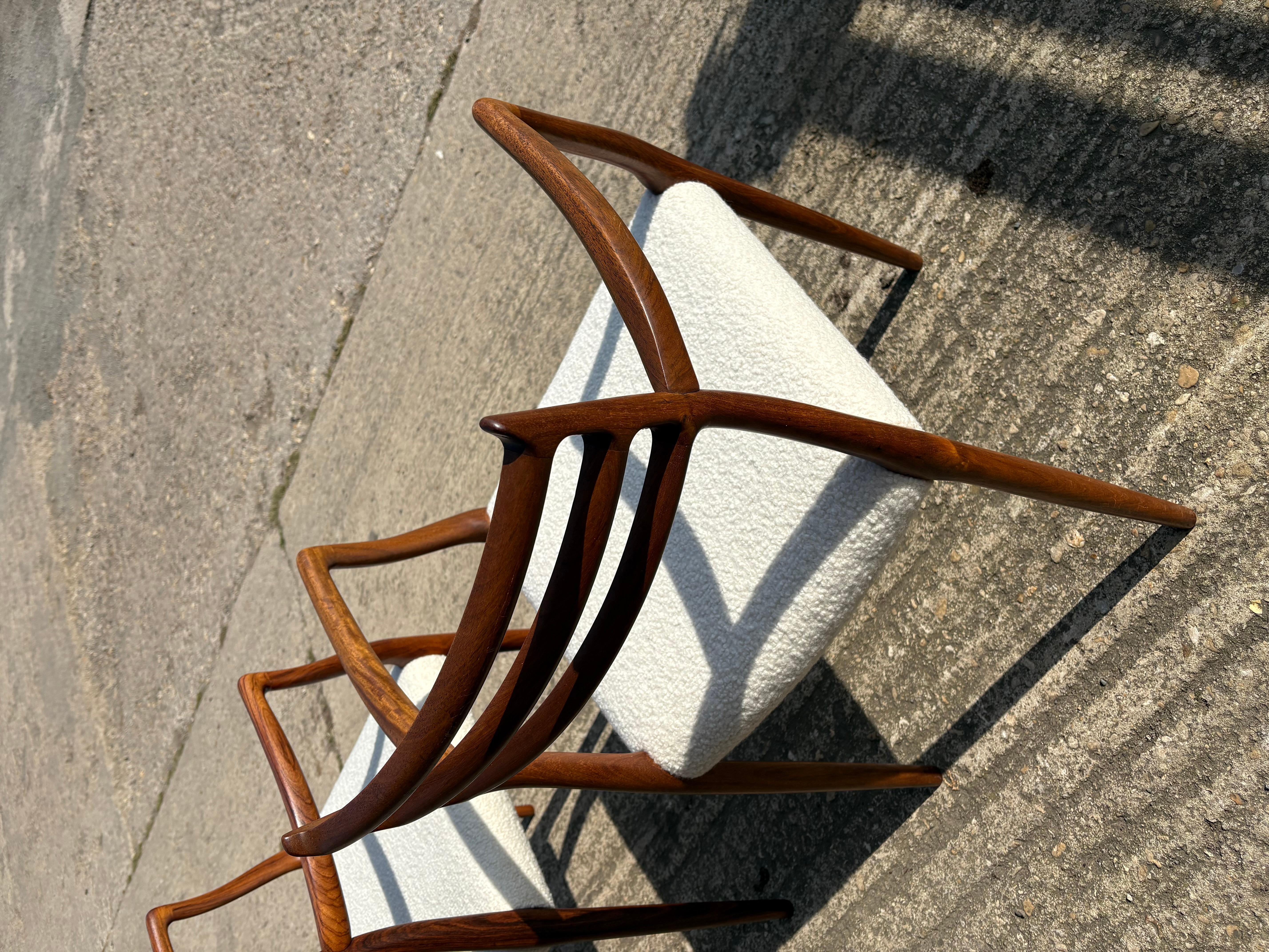 Niels Otto Moller Model 62 Dining Chairs with Arms For Sale 9