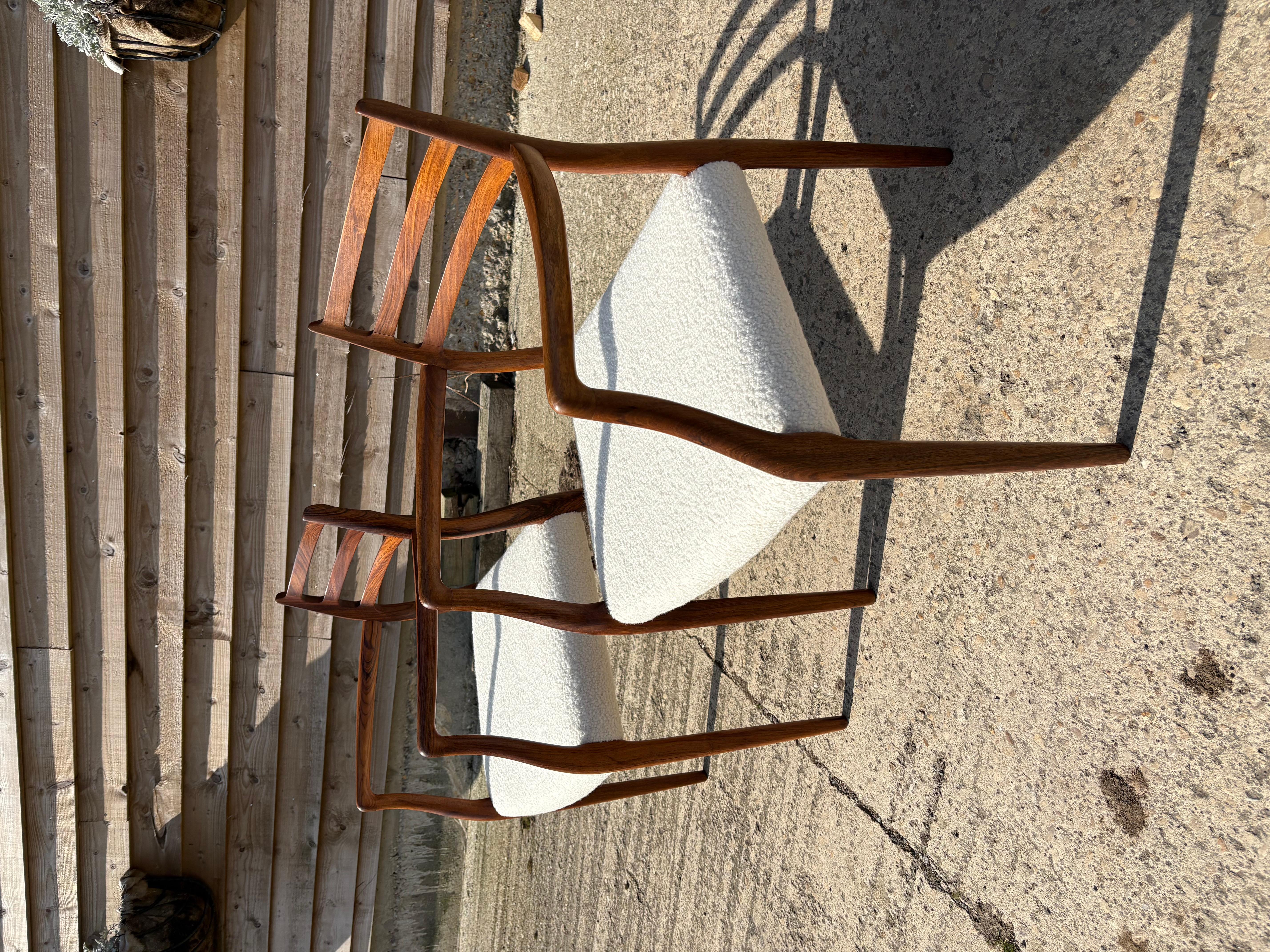 Niels Otto Moller Model 62 Dining Chairs with Arms For Sale 11