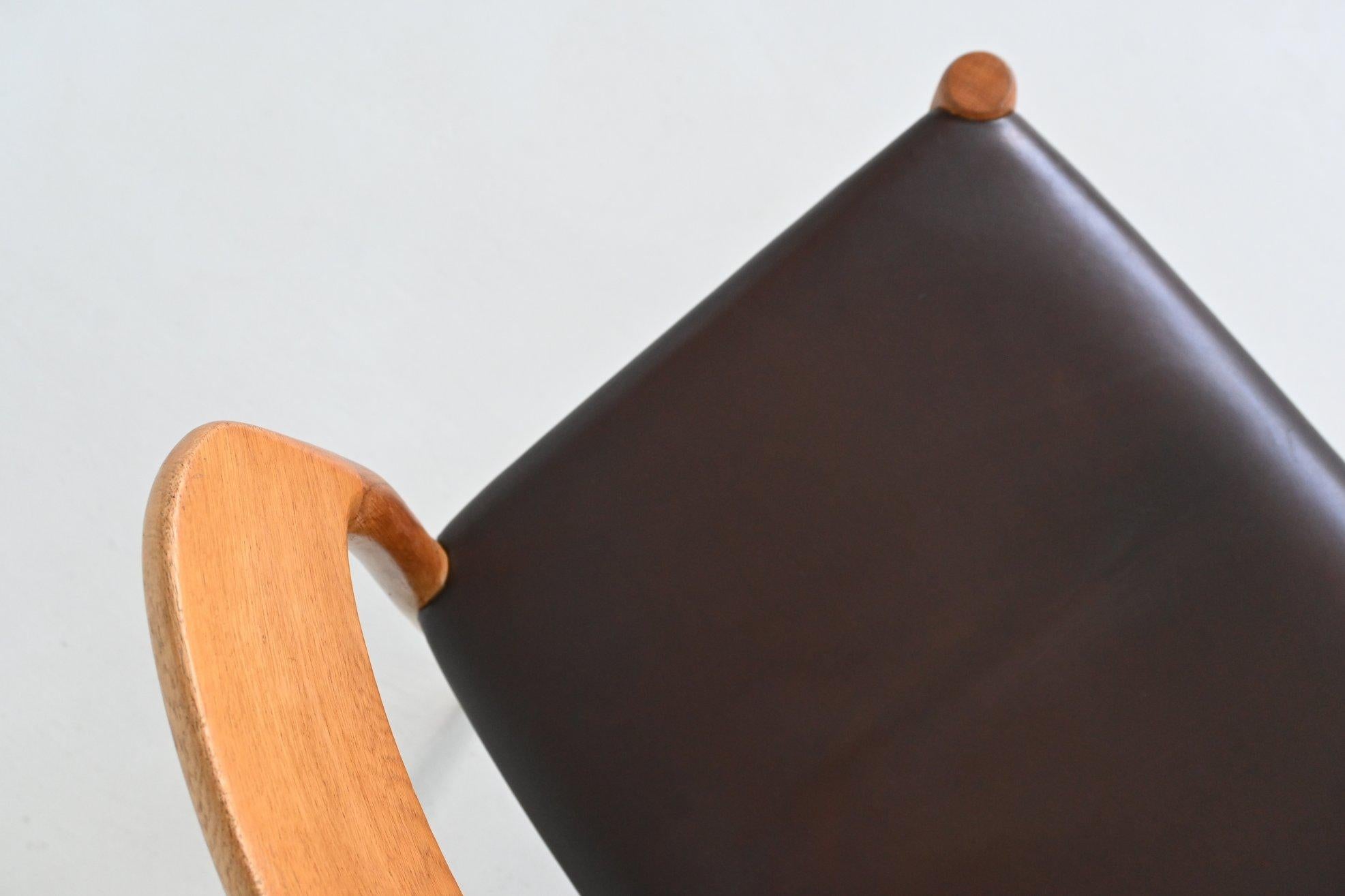 Niels Otto Moller model 75 dining chairs in oak Denmark 1954 12