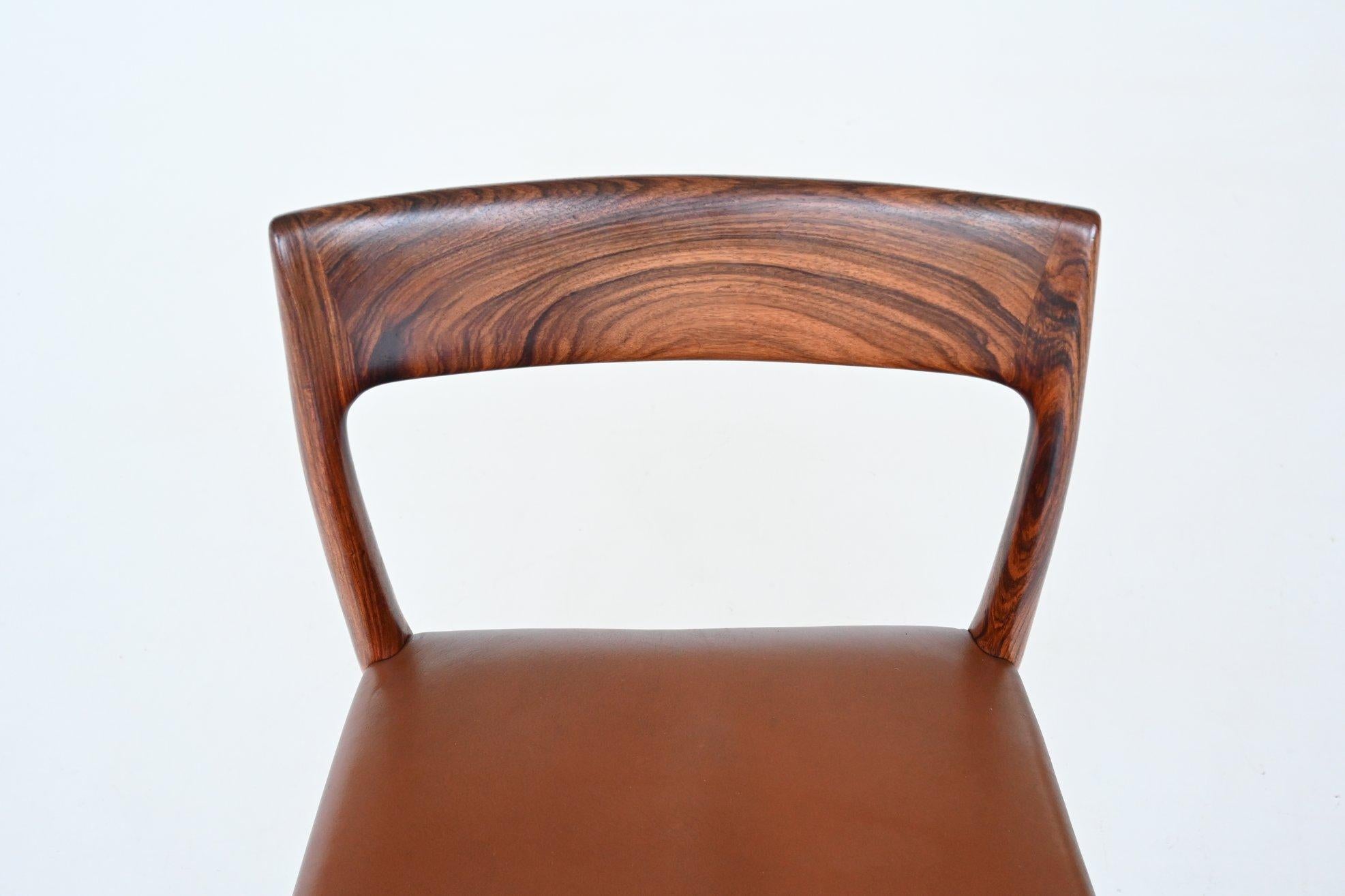 Niels Otto Moller Model 77 Dining Chairs Rosewood Denmark 1960 7