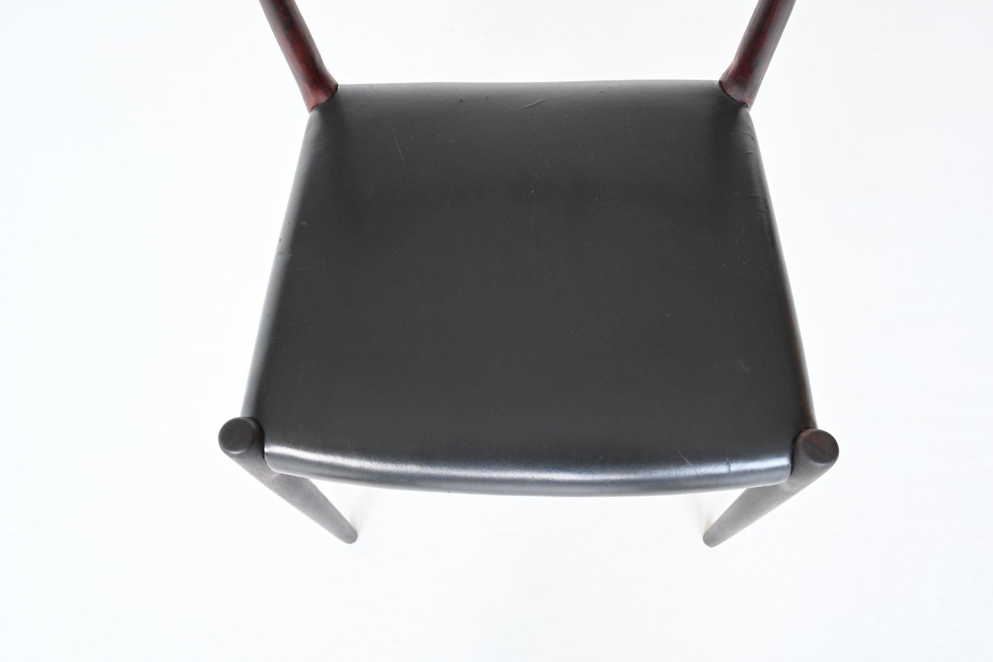 Niels Otto Moller Model 79 Rosewood Dining Chair, Denmark, 1960 4
