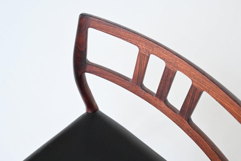 Niels Otto Moller Model 79 Rosewood Dining Chair, Denmark, 1960 1