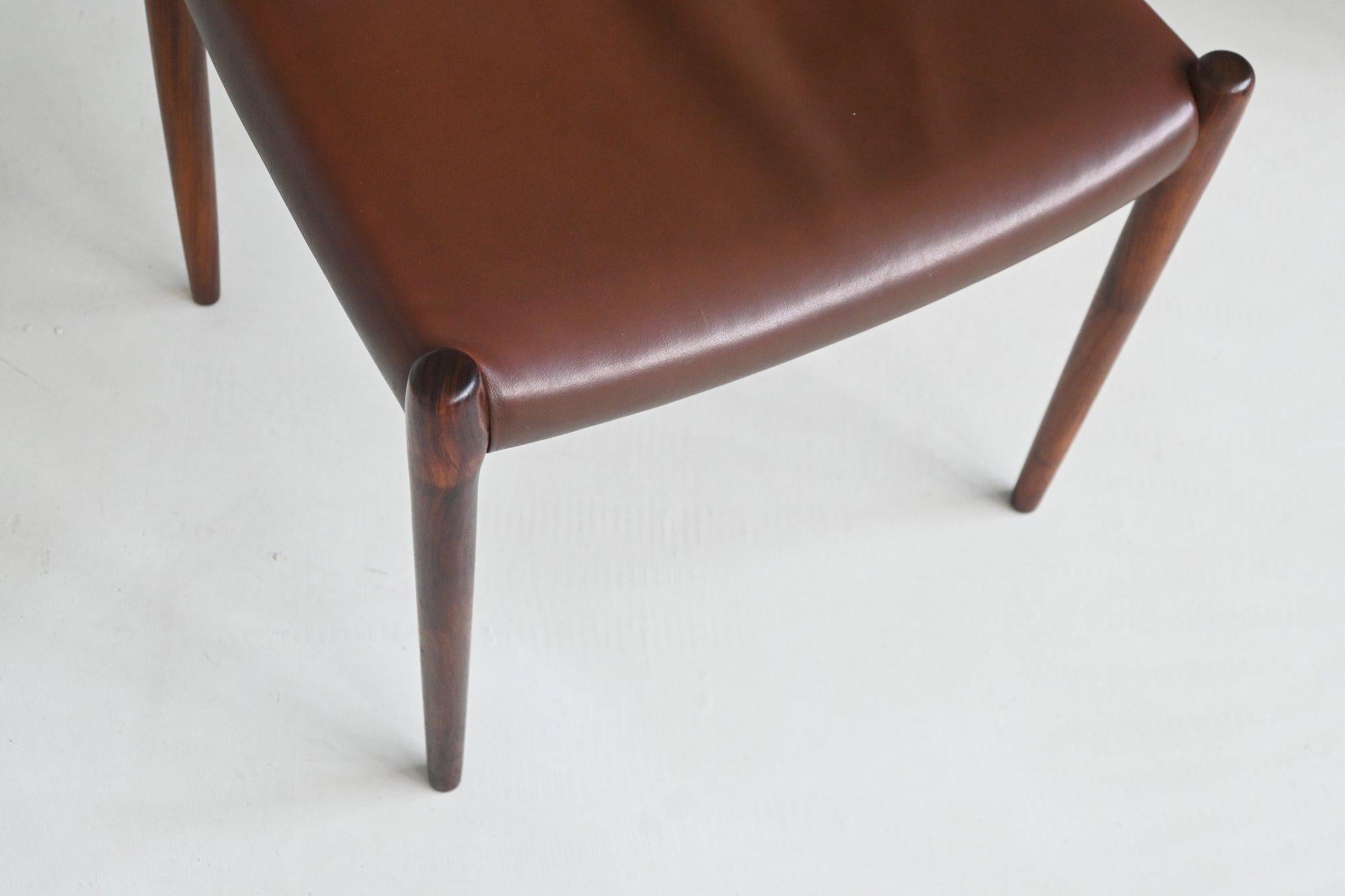 Sedie da pranzo Niels Otto moller modello 80 in palissandro Danimarca 1960 in vendita 10