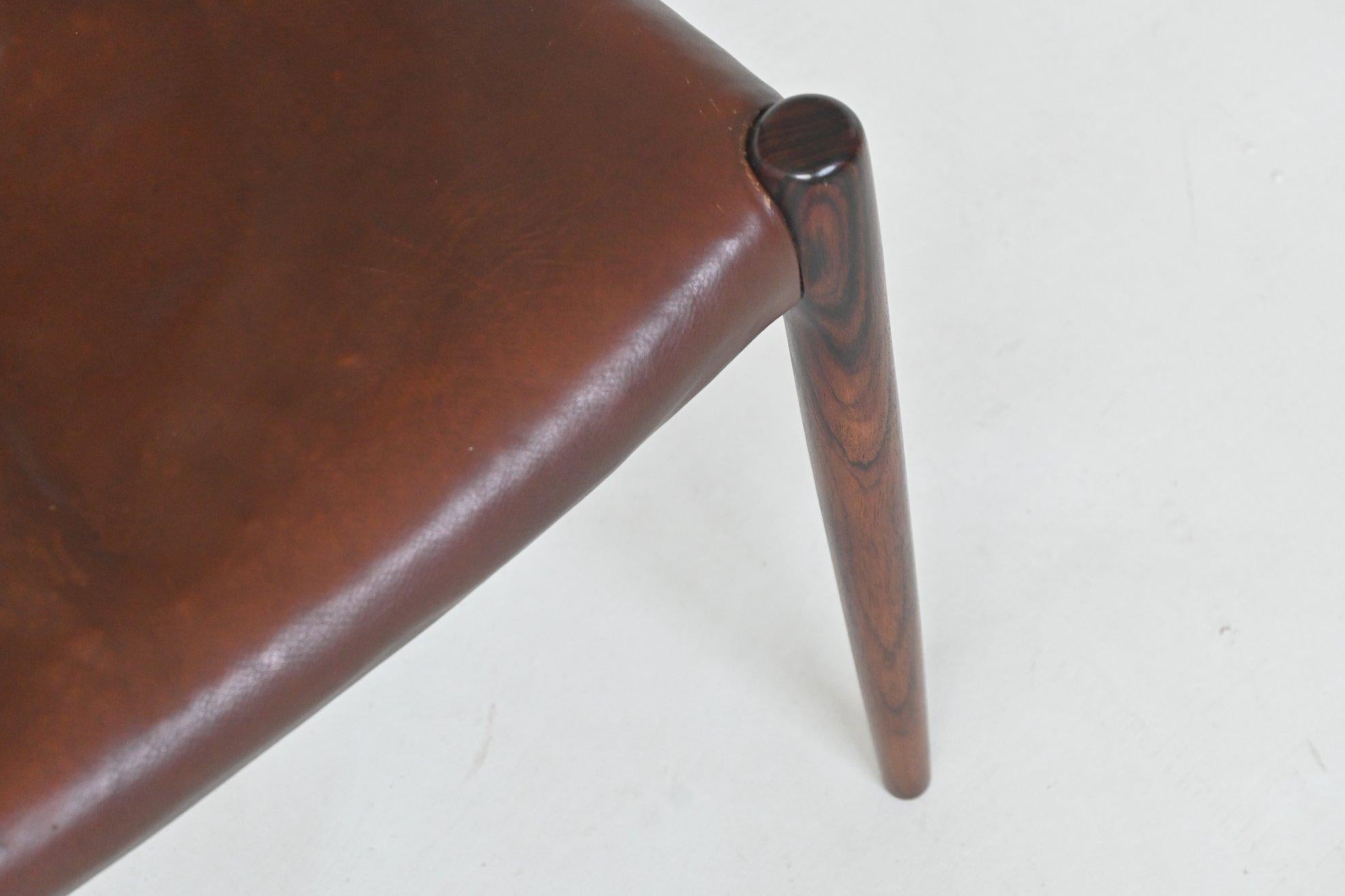 Sedie da pranzo Niels Otto moller modello 80 in palissandro Danimarca 1960 in vendita 11