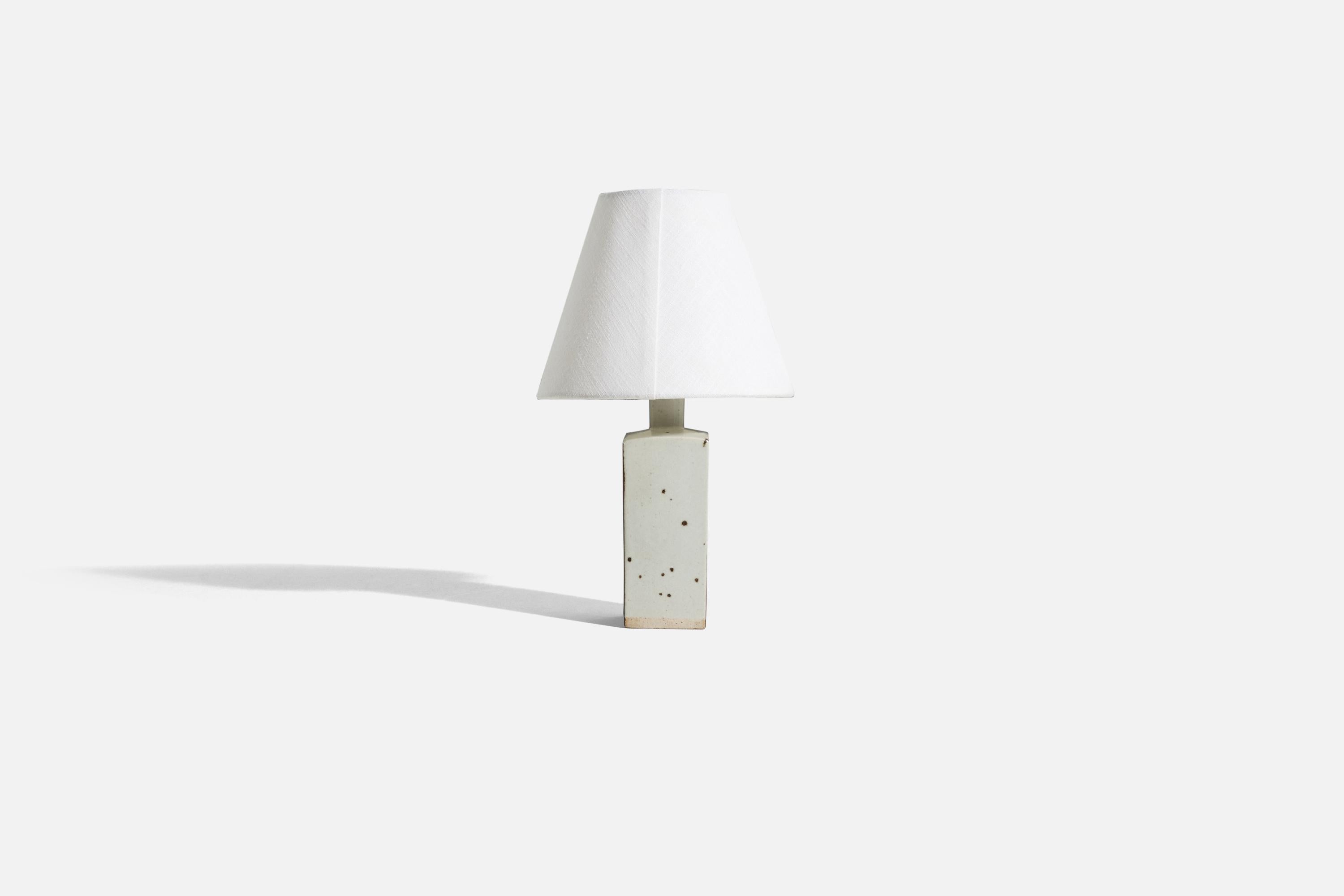 Mid-Century Modern Niels Refsgaard, Table Lamp, Glazed Stoneware, Denmark, 1960s For Sale