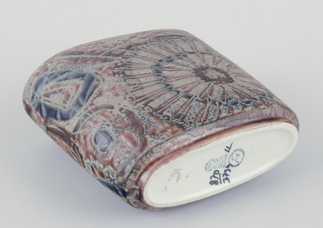 Fin du 20e siècle Niels Thorsson pour Royal Copenhagen. Vase Baca en faïence, années 1970 en vente