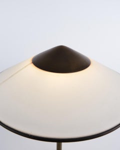 Niels Thykier Table Lamp Kongelys in Brass with Off-White Shade