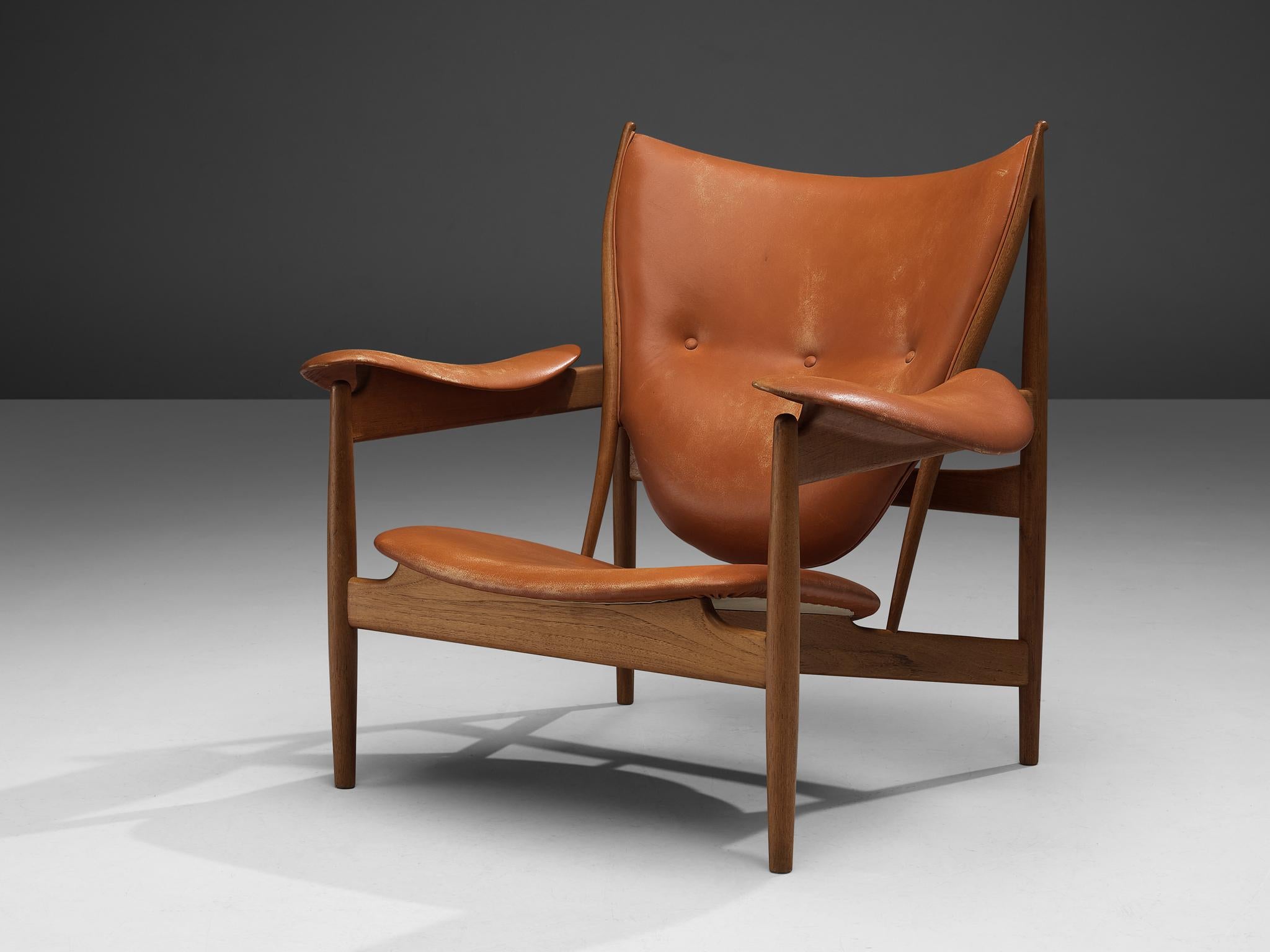 Finn Juhl, ‘Chieftain’ lounge chair, teak, leather, Denmark, designed in 1949

'Chieftain' lounge chair designed by Finn Juhl, owned by Niels Vodder himself which makes this chair very special. The leather on this chair is original and in