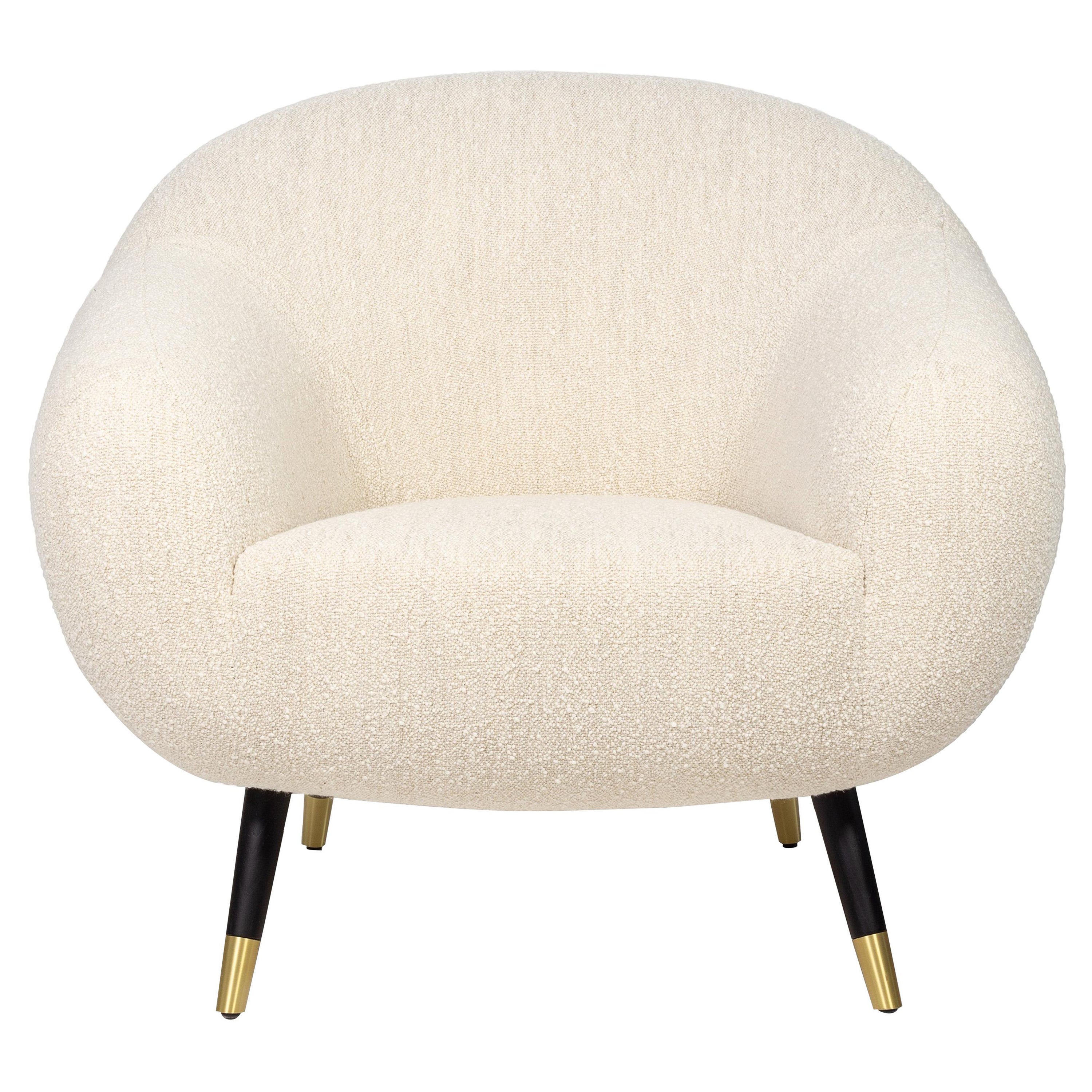 Fauteuil Niemeyer, laiton et COM, Insidherland de Joana Santos Barbosa