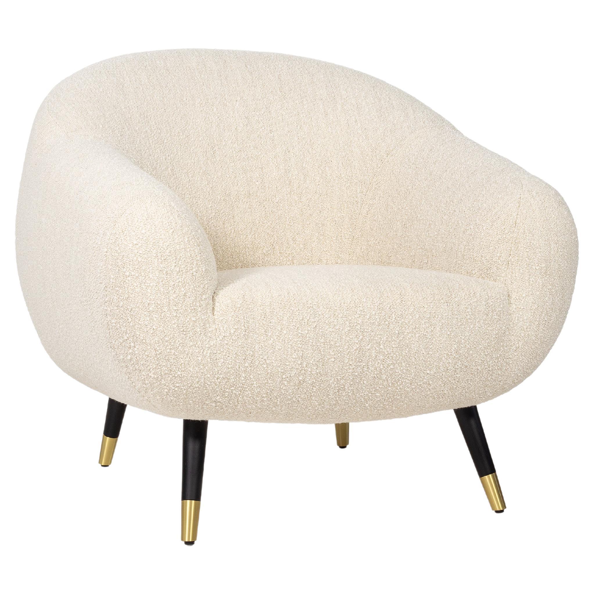 Niemeyer Brass Armchair by InsidherLand For Sale