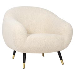 Fauteuil Niemeyer en laiton par InsidherLand