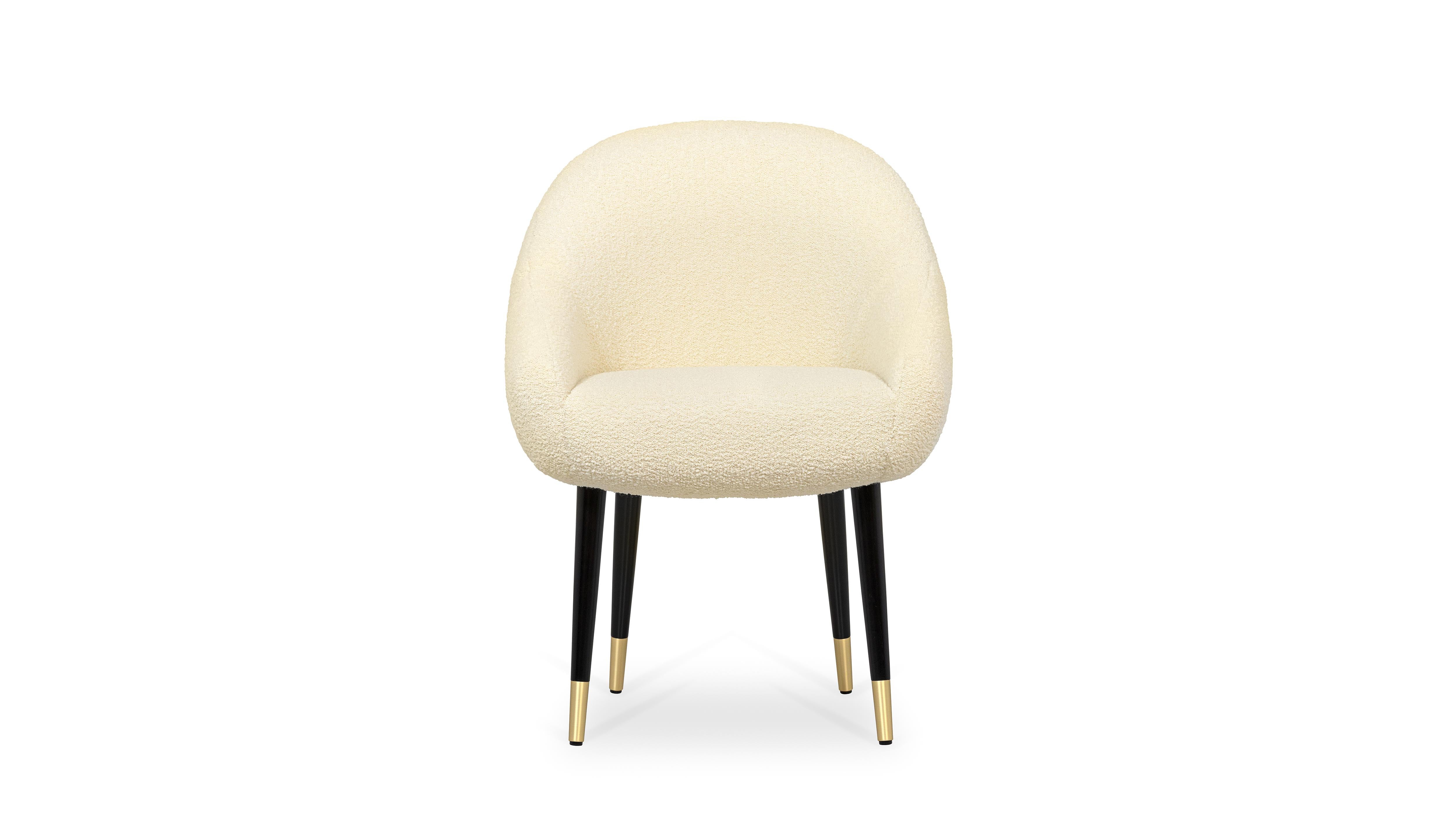Autre Chaise de salle à manger Niemeyer en laiton par InsidherLand en vente