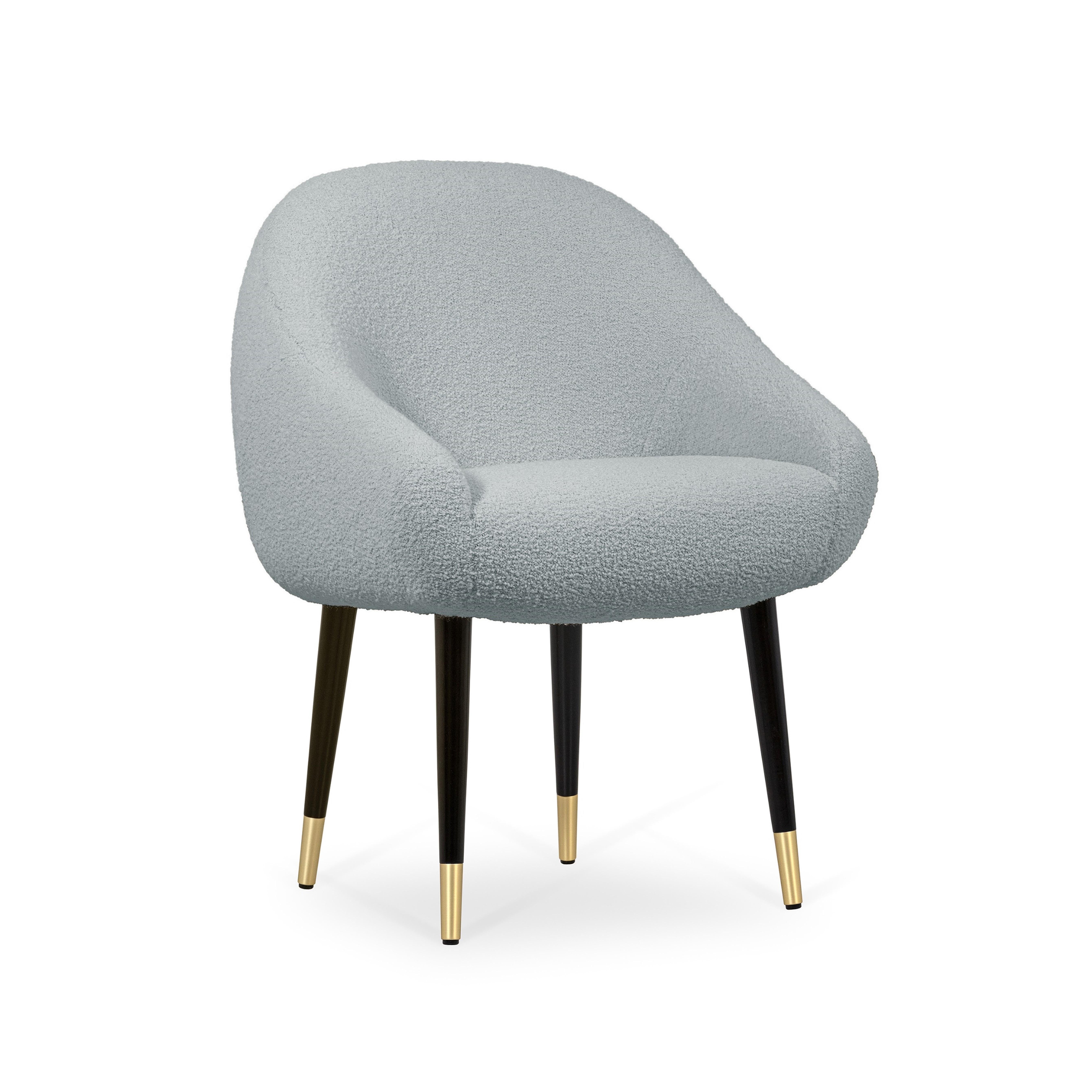 La chaise de salle à manger Niemeyer porte le nom de l'architecte brésilien Oscar Niemeyer, dont l'architecture s'est répandue comme une poésie sculpturale dans l'histoire de l'humanité. Les lignes arrondies de la chaise sont influencées par la