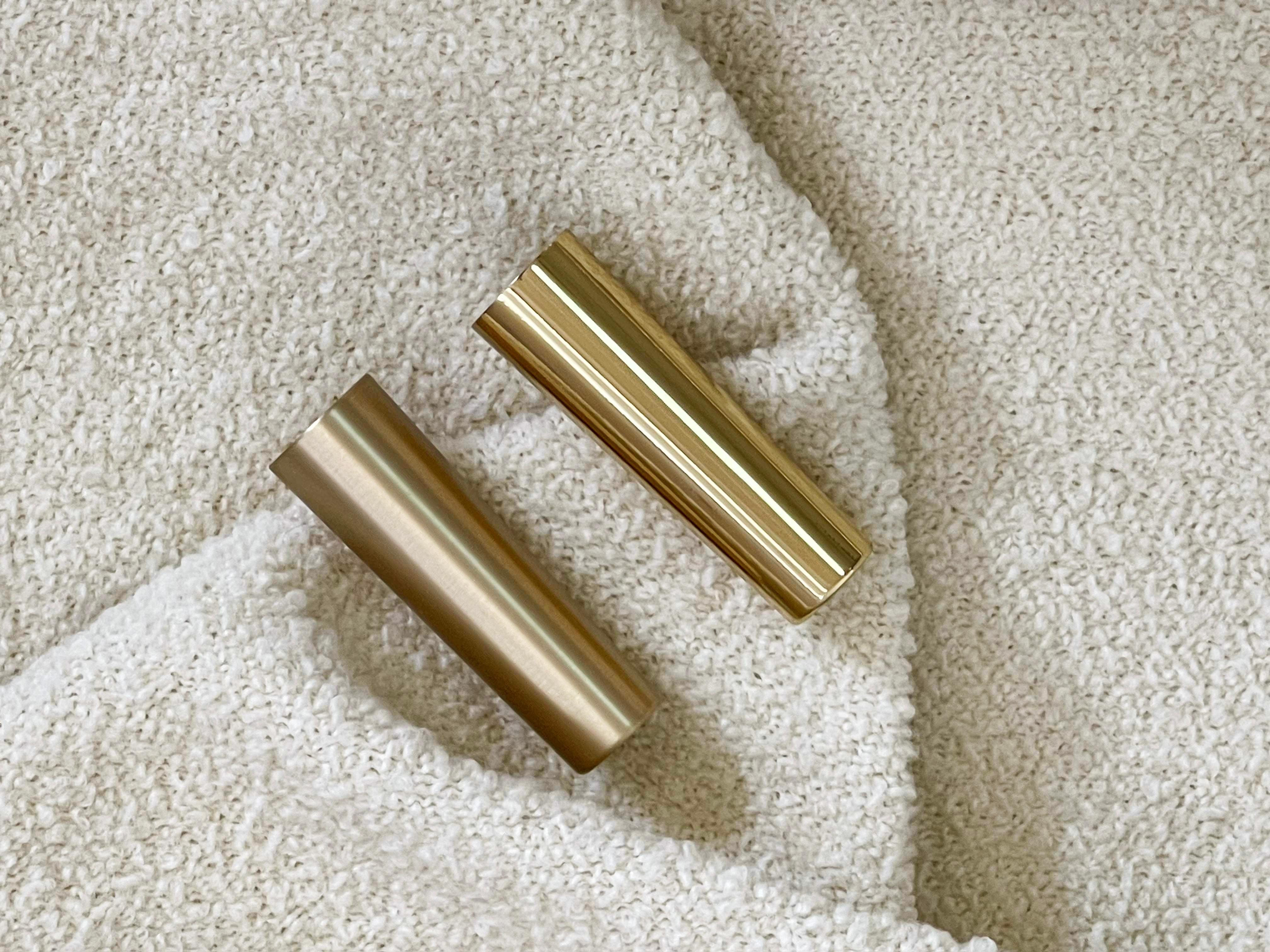 Brushed Niemeyer Dining Chair, Bouclé and Brass, Insidherland by Joana Santos Barbosa For Sale