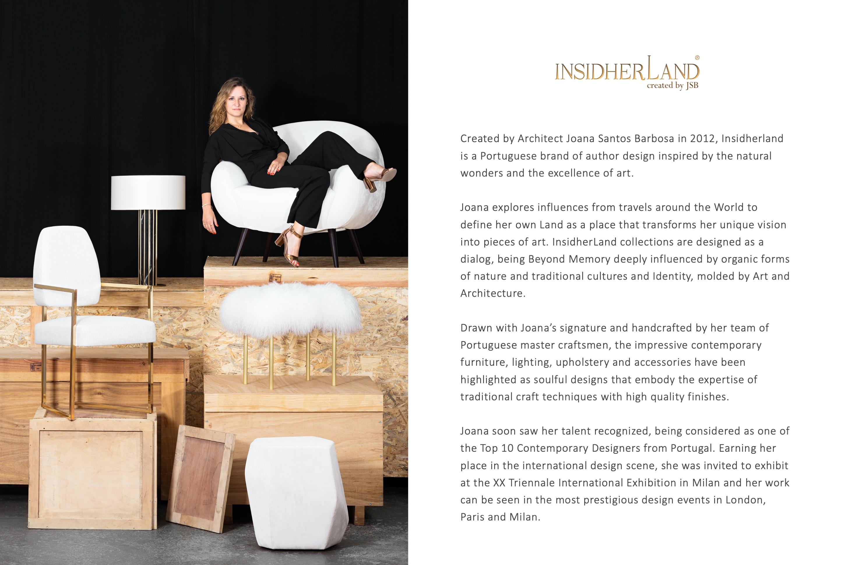 Contemporary Niemeyer II Armchair, March & Dark Oak, InsidherLand by Joana Santos Barbosa For Sale