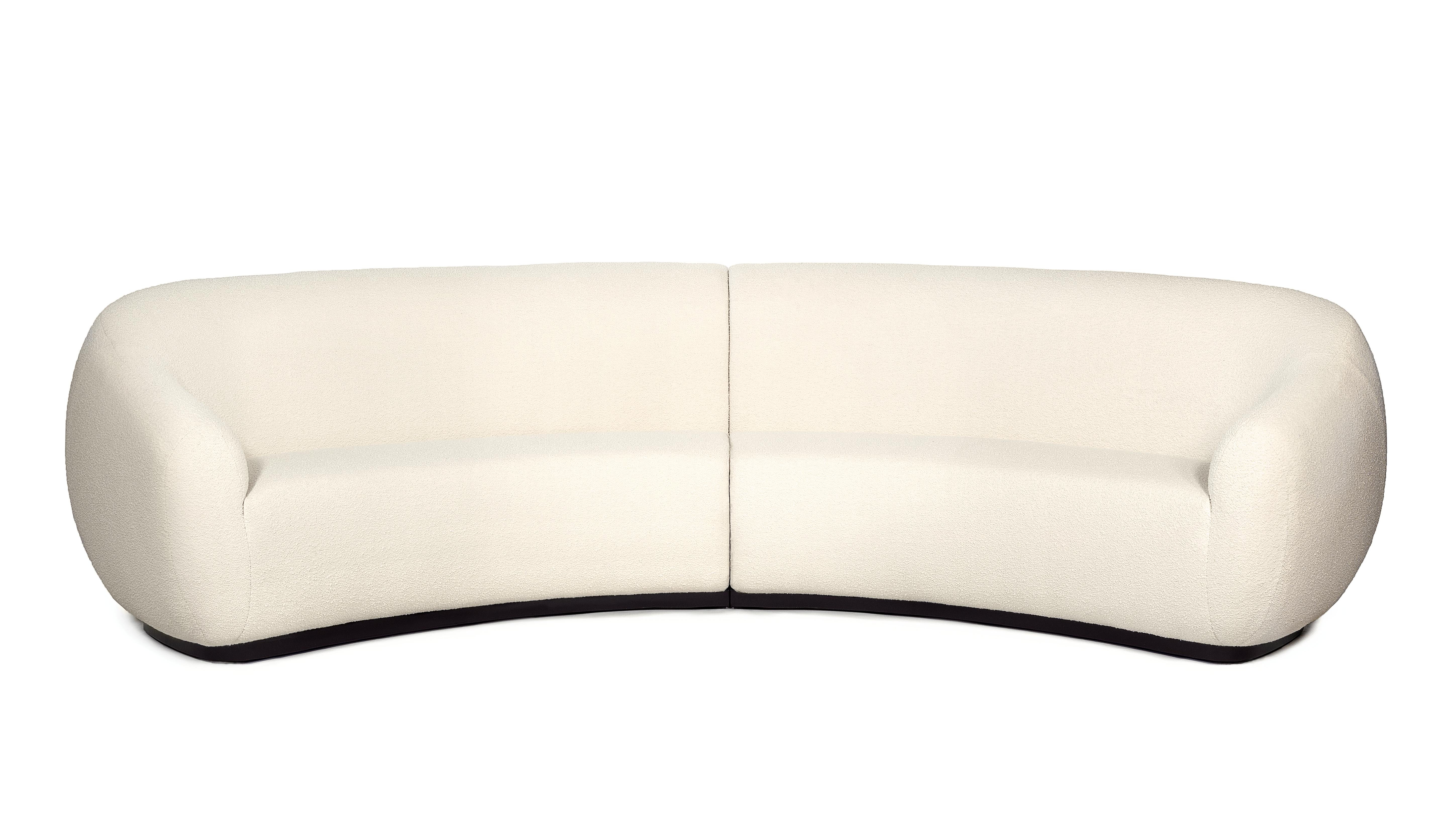 Niemeyer II, rundes Sofa von InsidherLand (Postmoderne) im Angebot