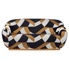 Niemeyer II Two Seat Sofa, Oak & COM, Insidherland by Joana Santos Barbosa