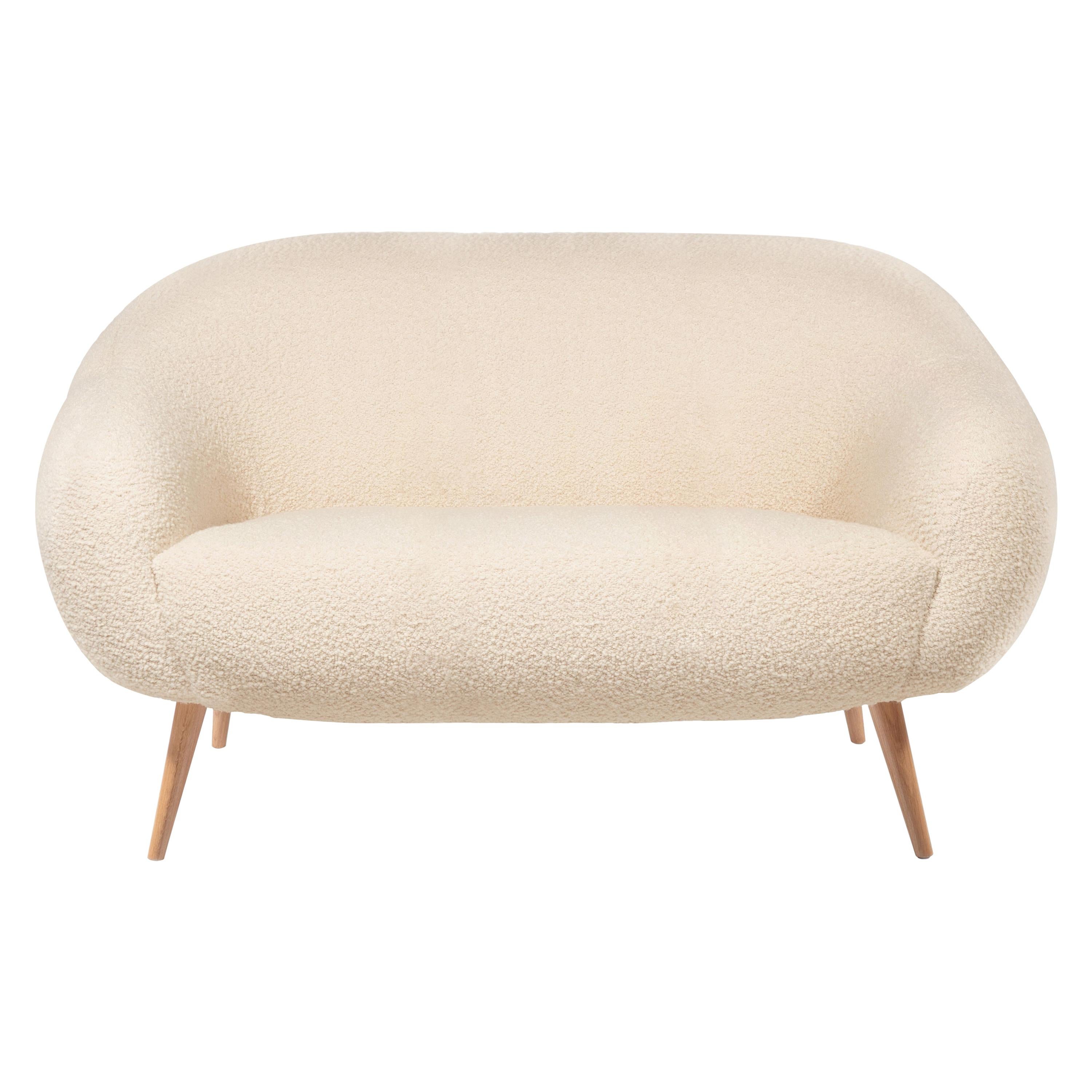 Niemeyer Two Seat Sofa, Oak & COM, InsidherLand by Joana Santos Barbosa