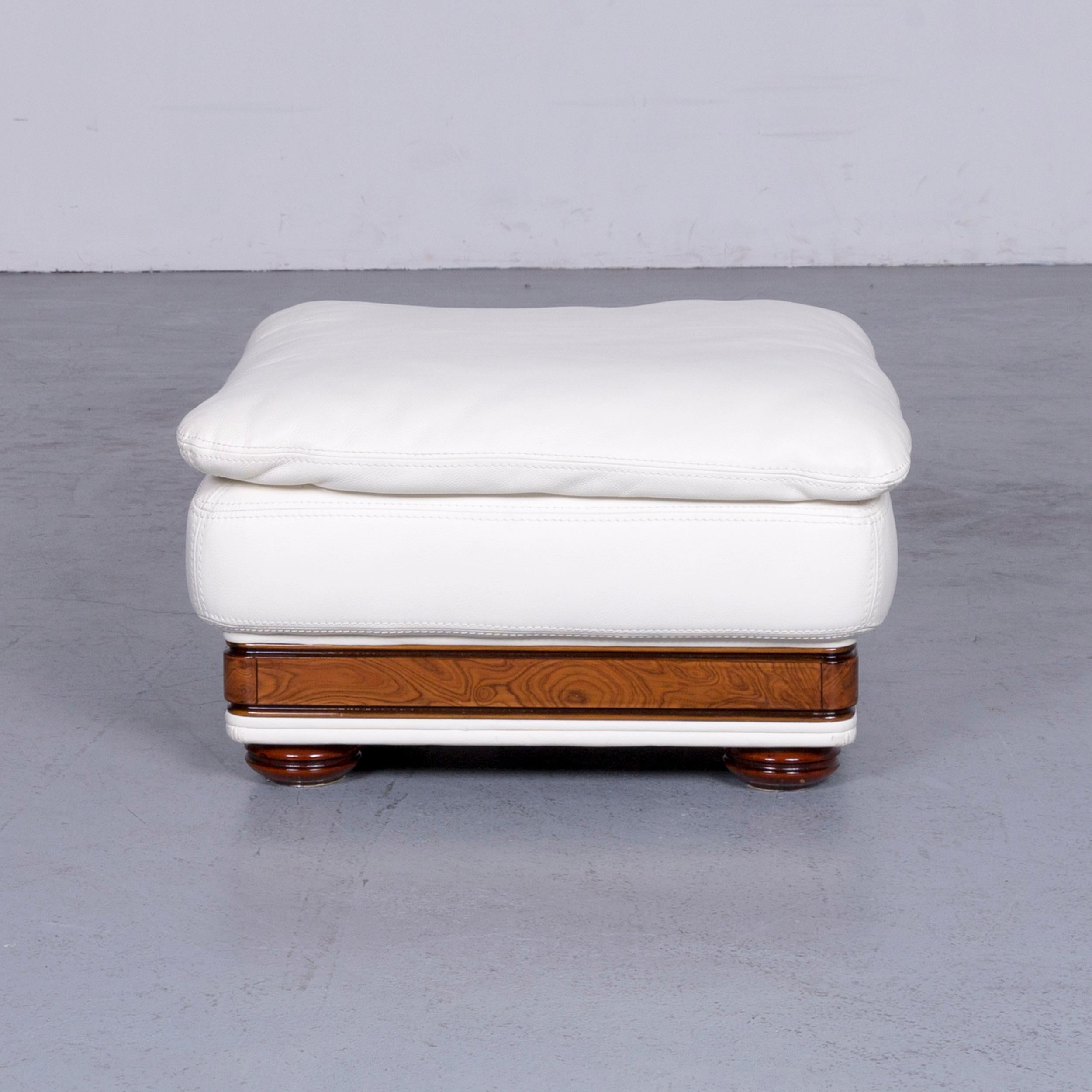 Nieri Corniche Designer Leather Sofa White Corner-Sofa Couch 5