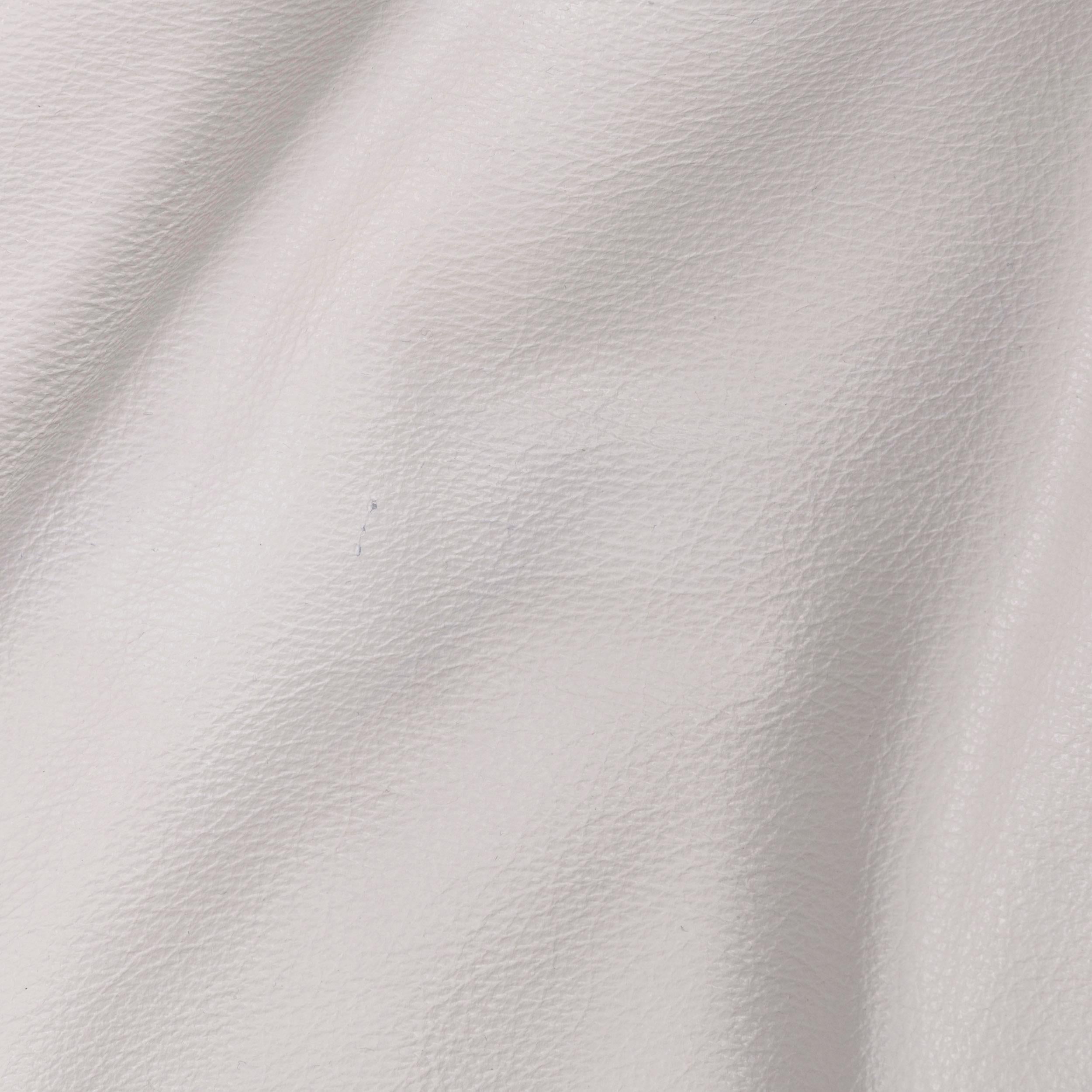 Contemporary Nieri Leather Sofa Set White 1 Three-Seat 1 Two-Seat