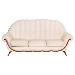 Nieri Three-Seater Leather Sofa