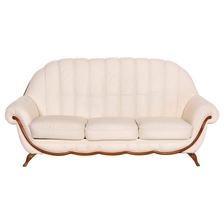 Nieri Three-Seater Leather Sofa For Sale at 1stDibs