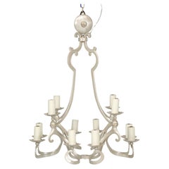 Niermann Weeks '12' Light Crevecoeur Chandelier in Veronese Silver Leaf